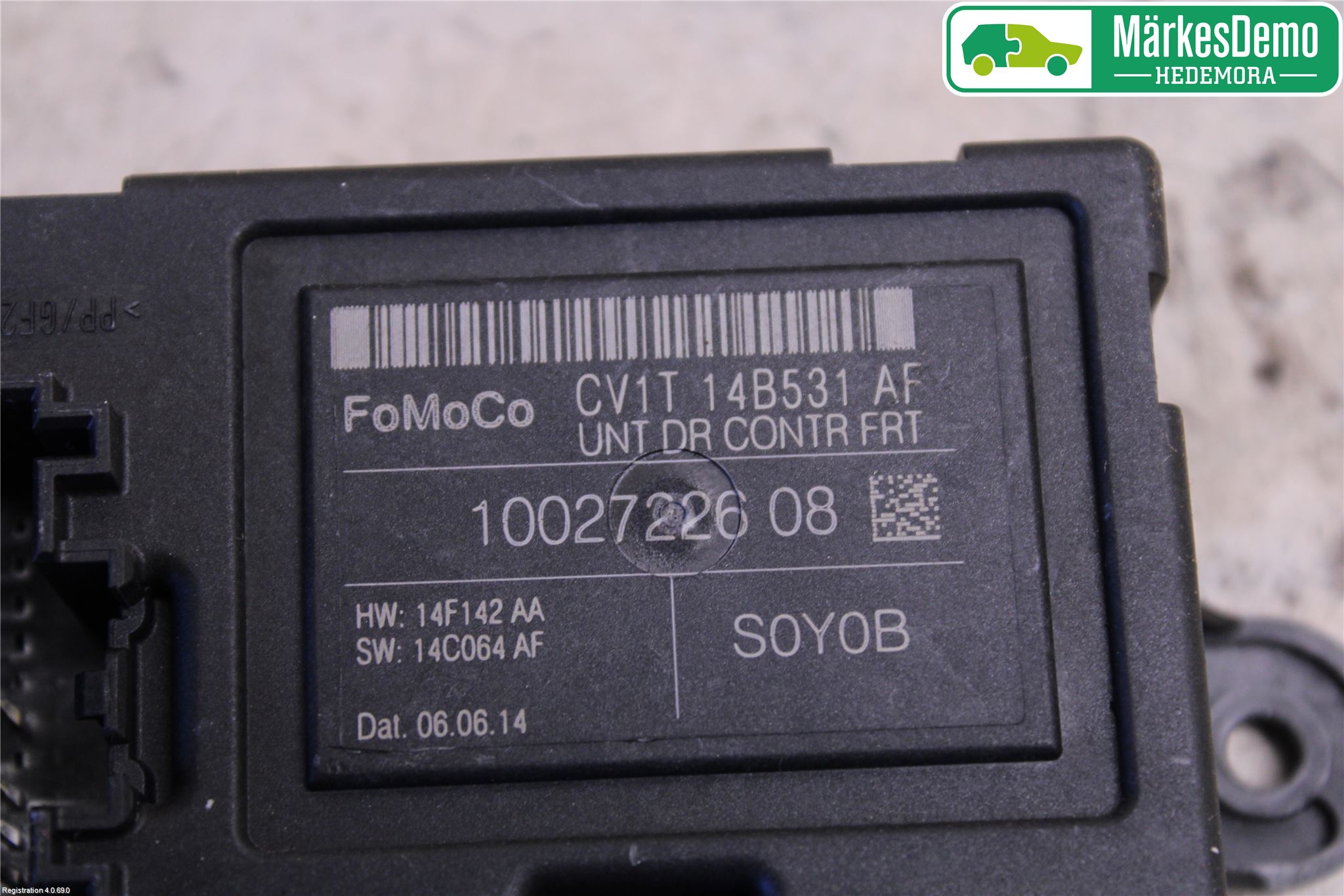 Ford FIESTA 13-17 Styreenhet Dør