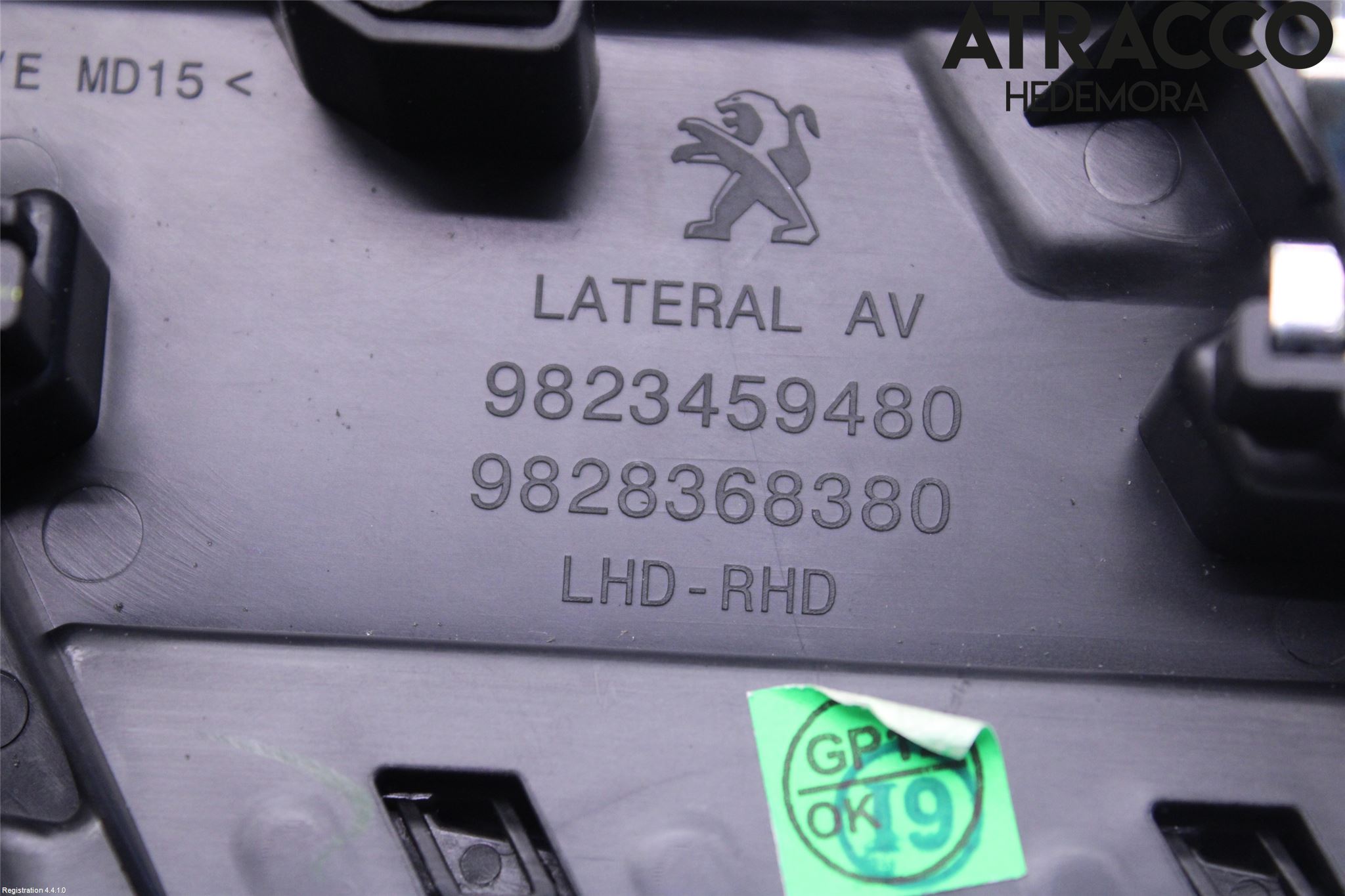 Peugeot 208/E-208 20- Dashbord Kanal - Dyse