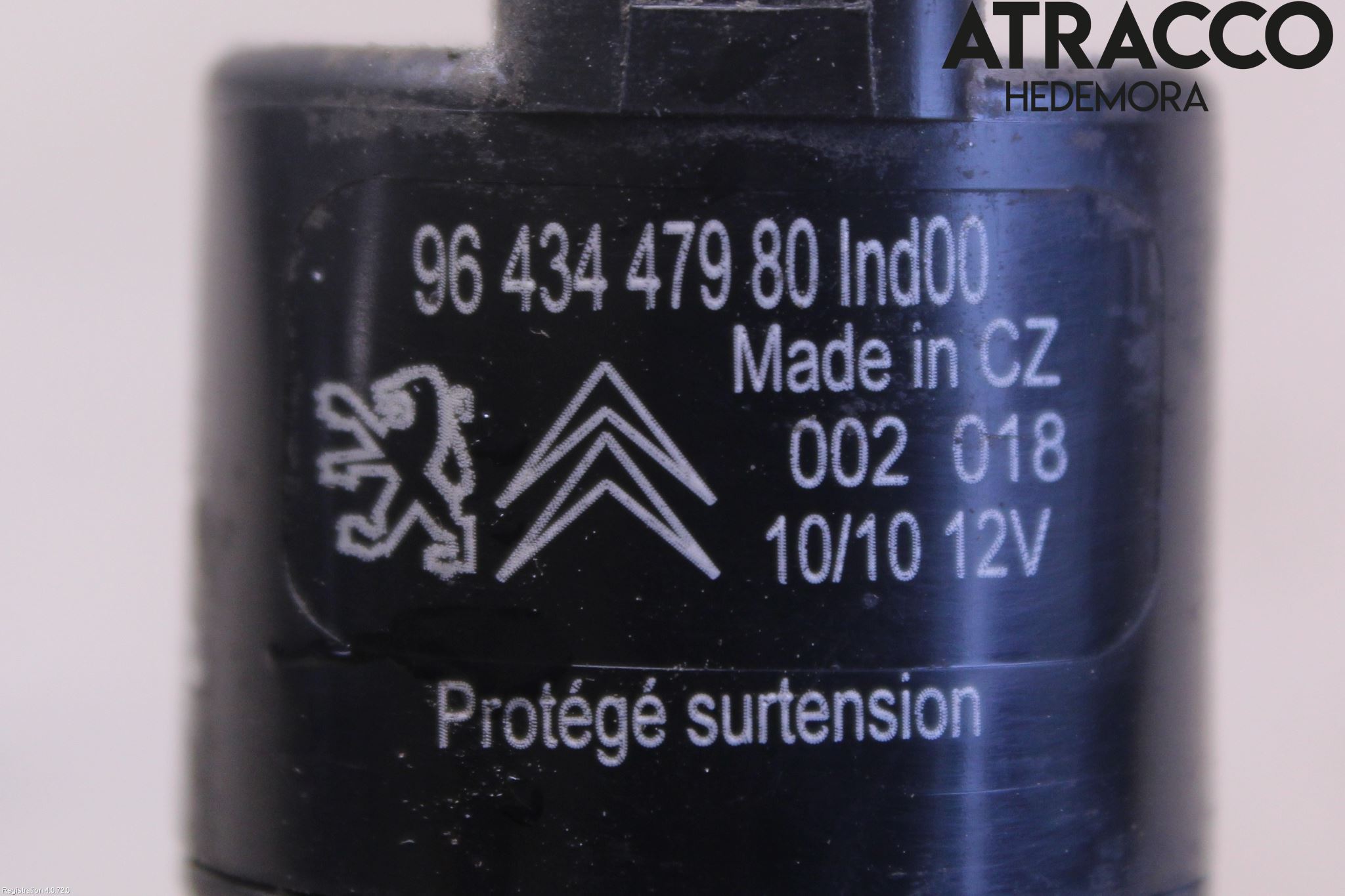Peugeot 5008 10-16 Spylerpumpe Frontrute