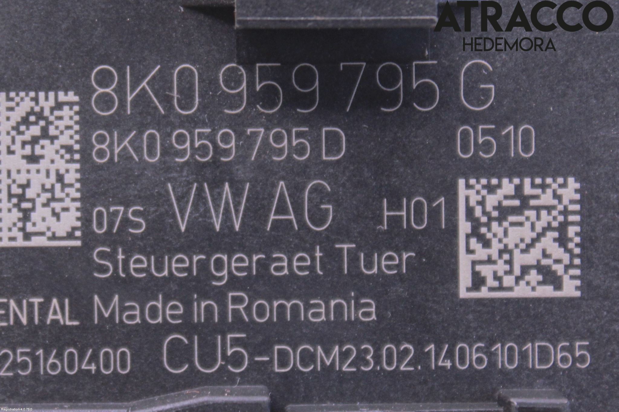 Audi A4 12-15 Styreenhet Dør