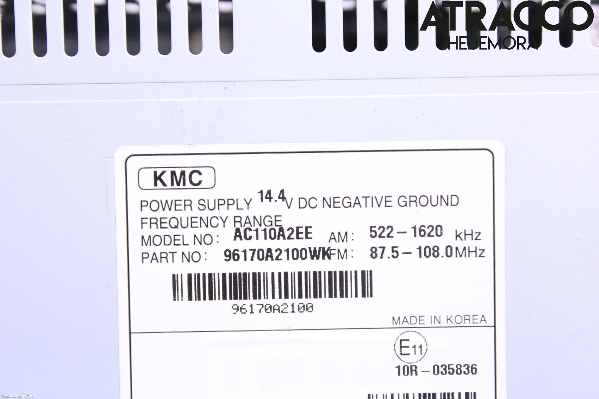 Kia CEED 12-18 Stereo Radio Med Cd