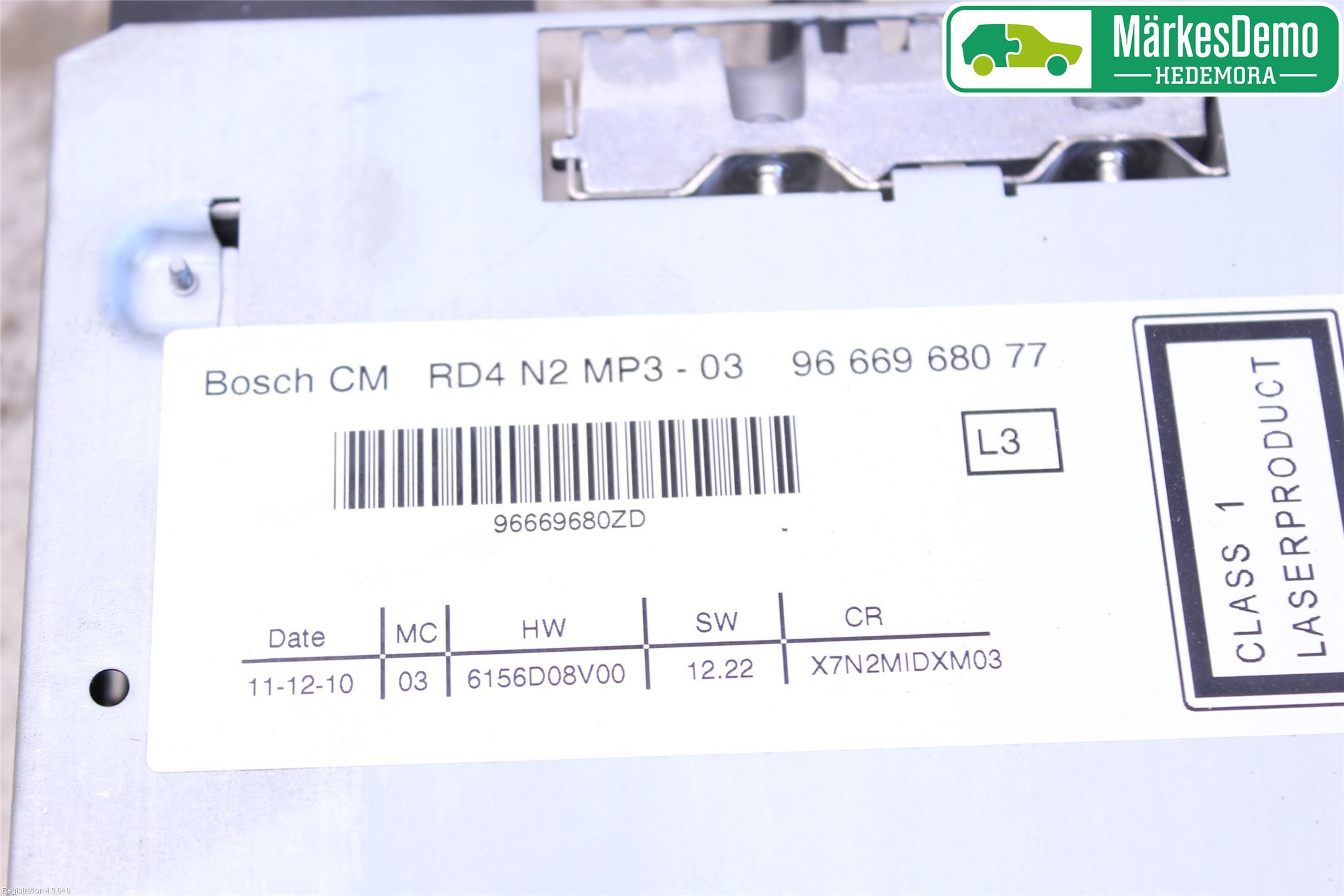 Citroen C5 08-17 Stereo Radio Med Cd