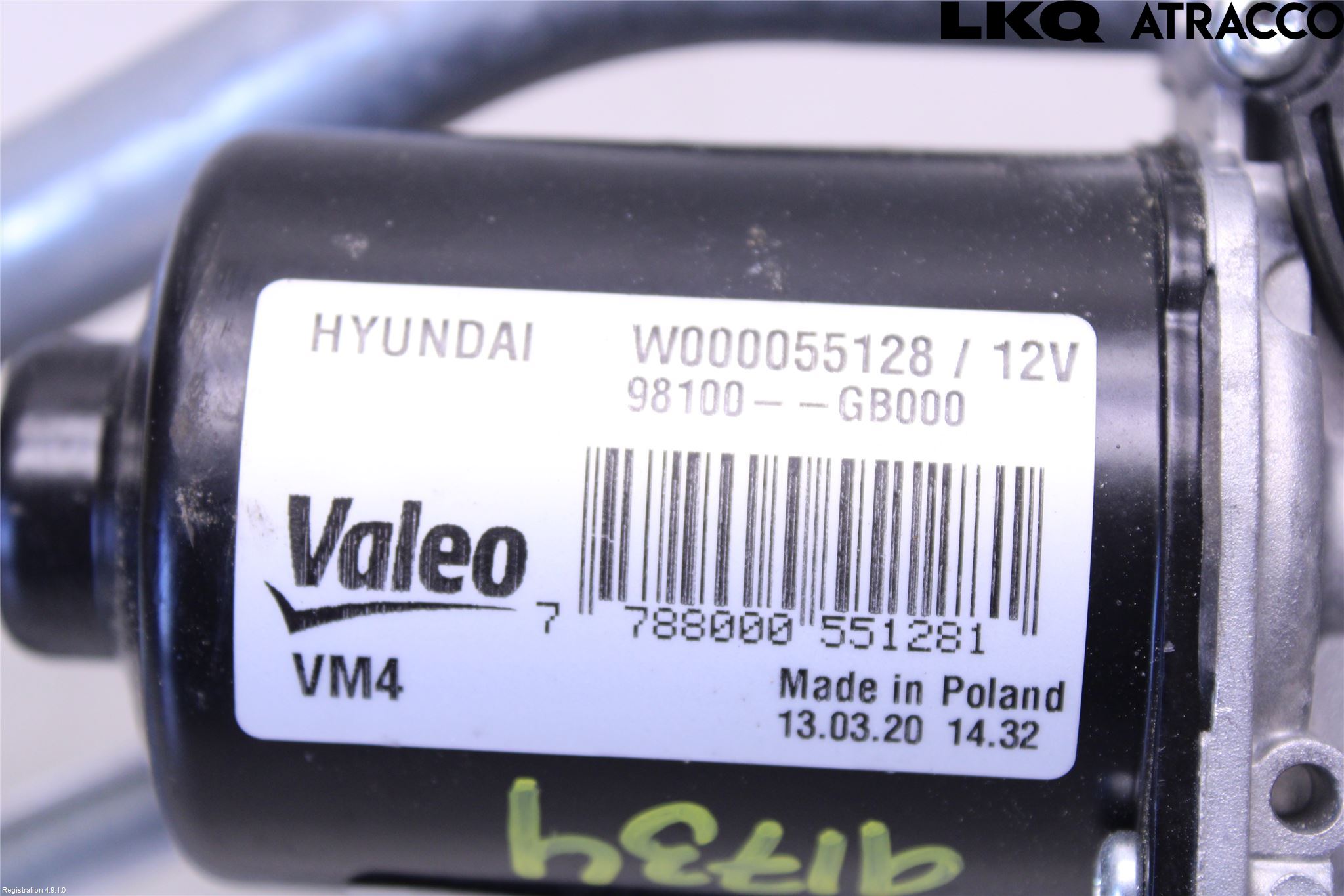 Hyundai i20 GB 15-20 Viskeroverføring Frontrute