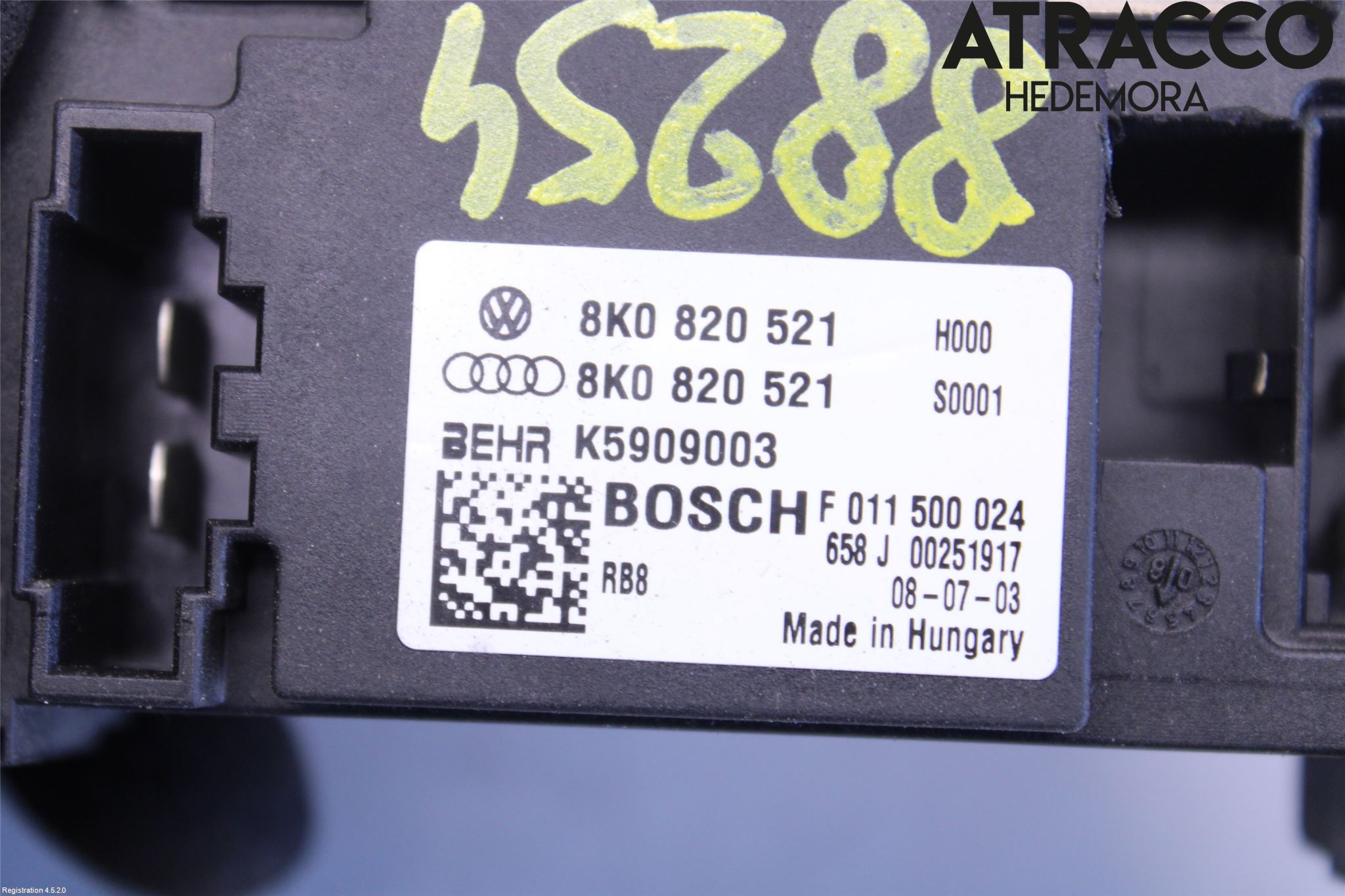 Audi A4/S4 08-11 Varmeapparat Viftemotstand