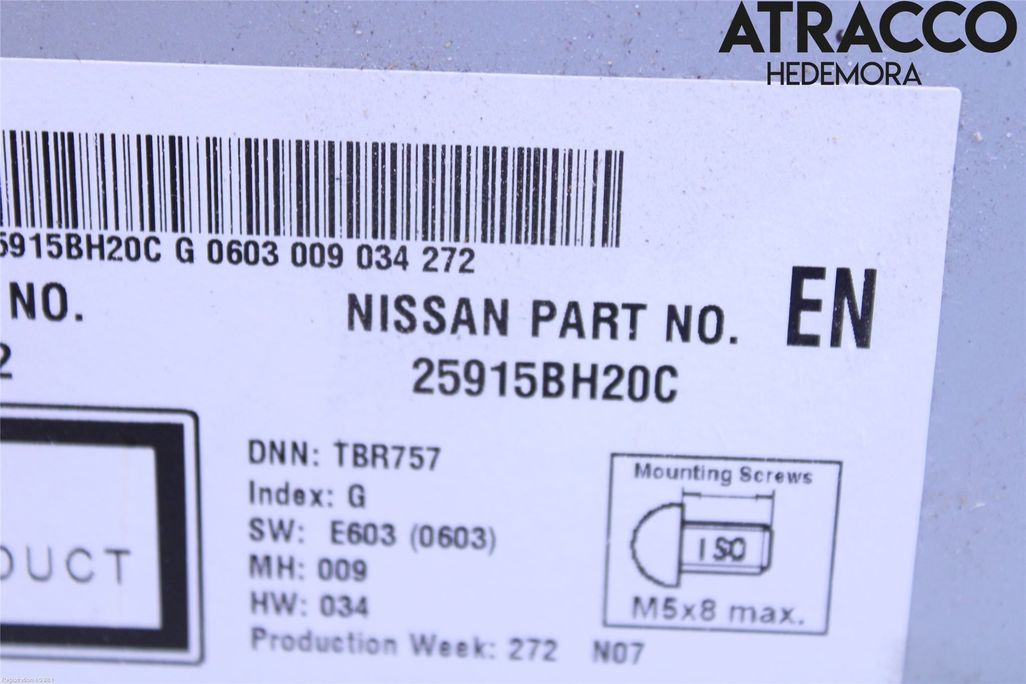 Nissan QASHQAI 10-14 Stereo Radio Med Cd