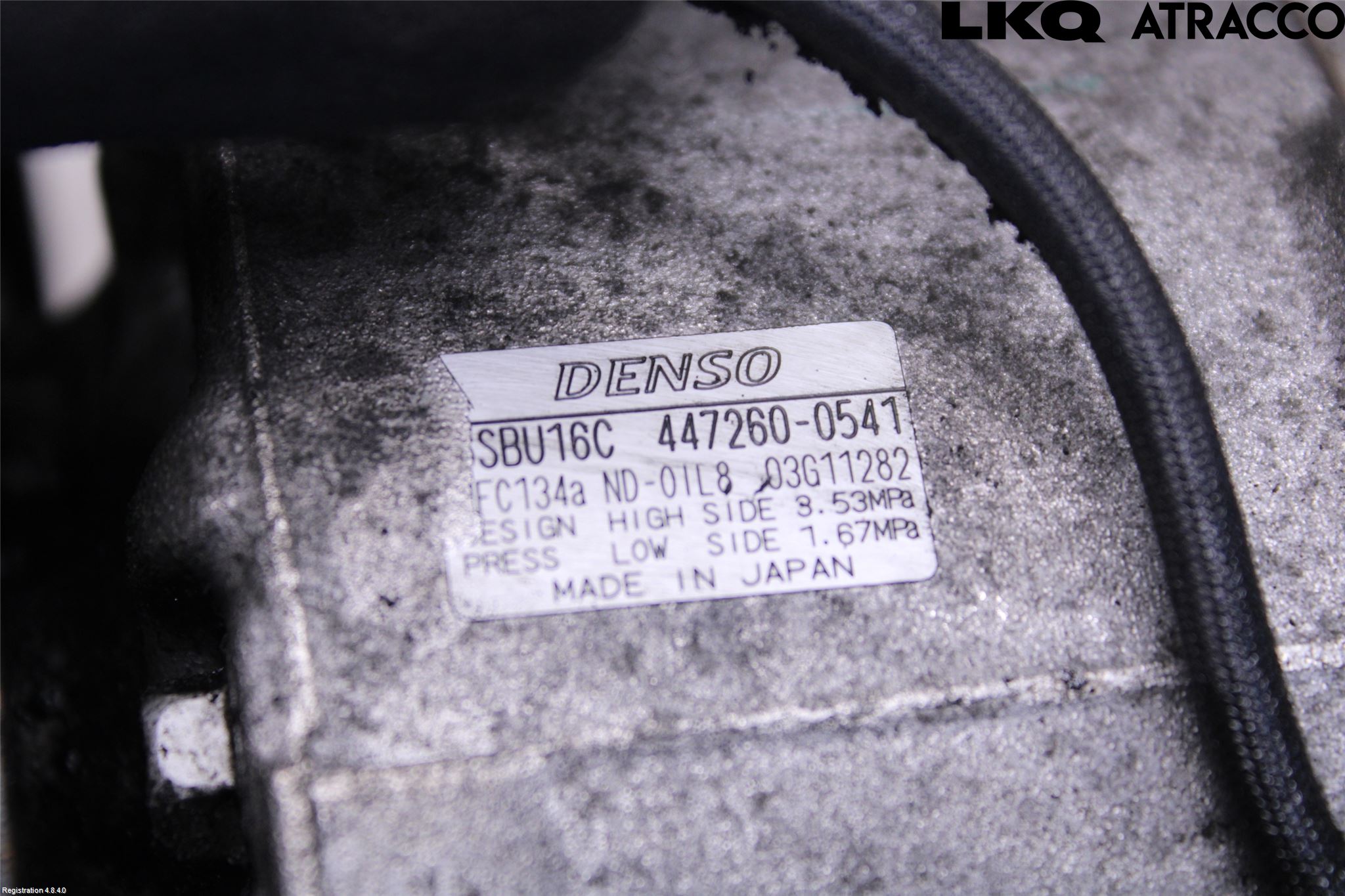 Lexus GS 300/430/450H 05-12 Varme Ac Kompressor