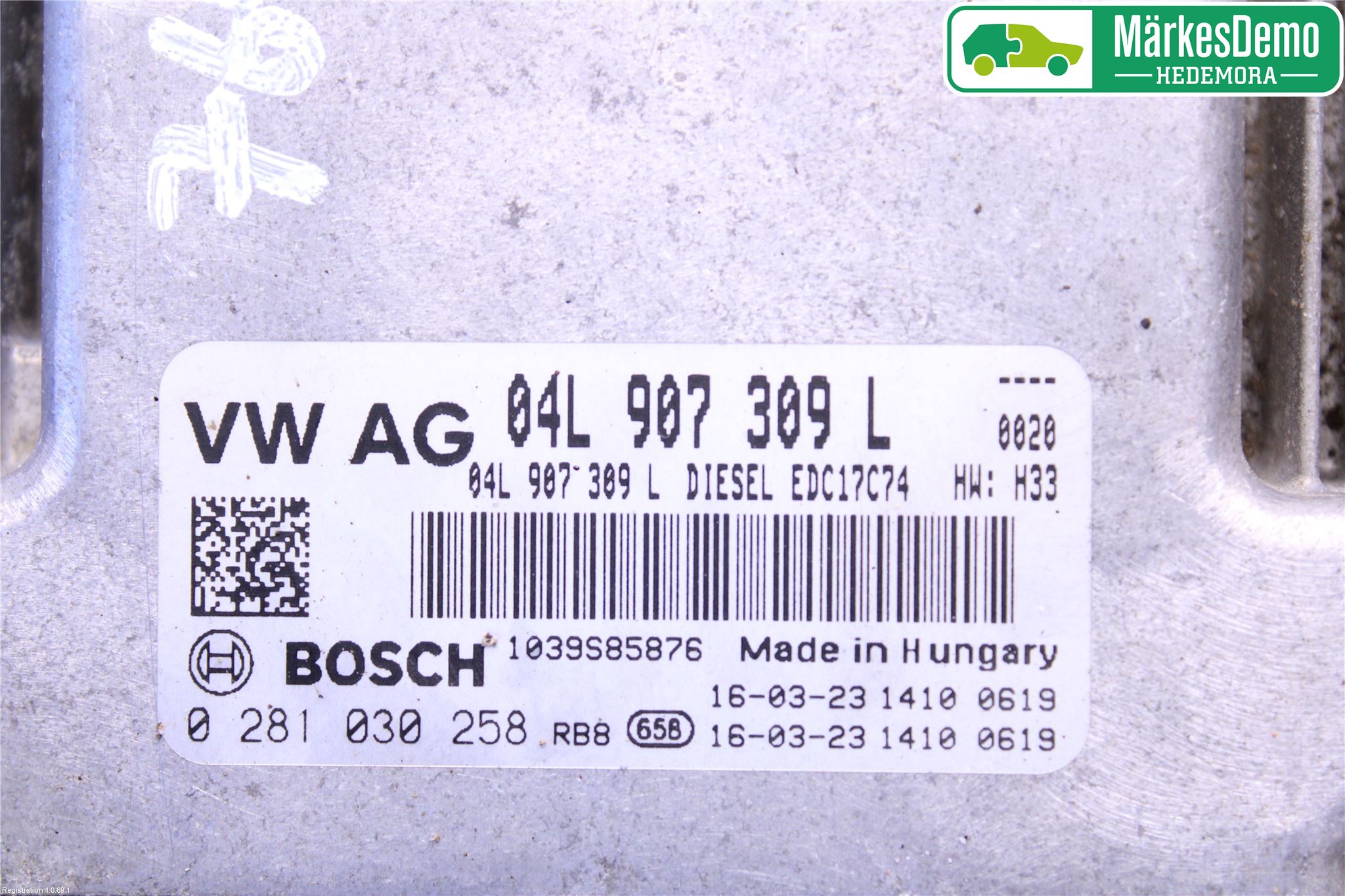 Audi A4/S4 B9 16-19 Styreenhet Dieselpumpe