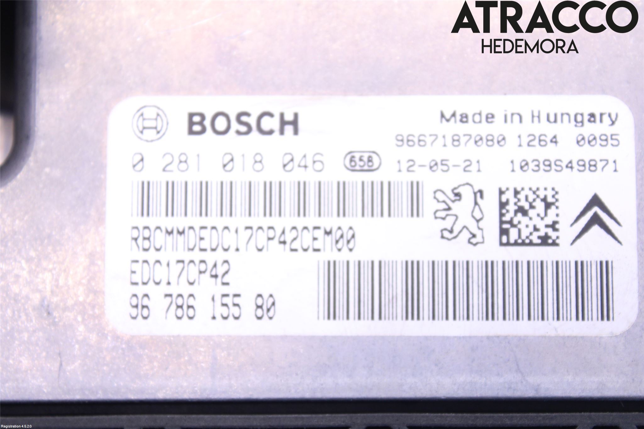 Peugeot 508 11-18 Styreenhet Dieselpumpe