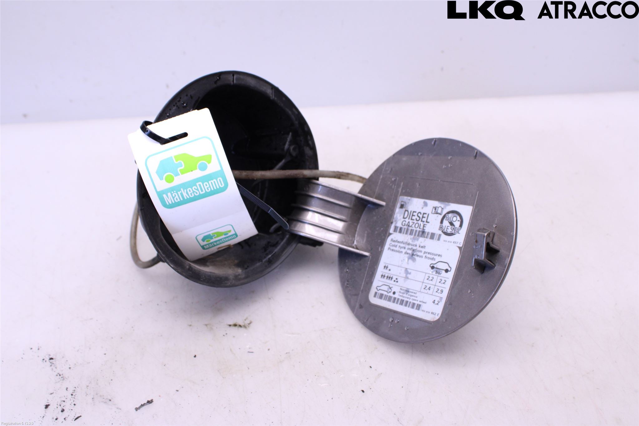 Volkswagen VW GOLF PLUS/CROSS GOLF 04-14 Drivstoff Tankluke