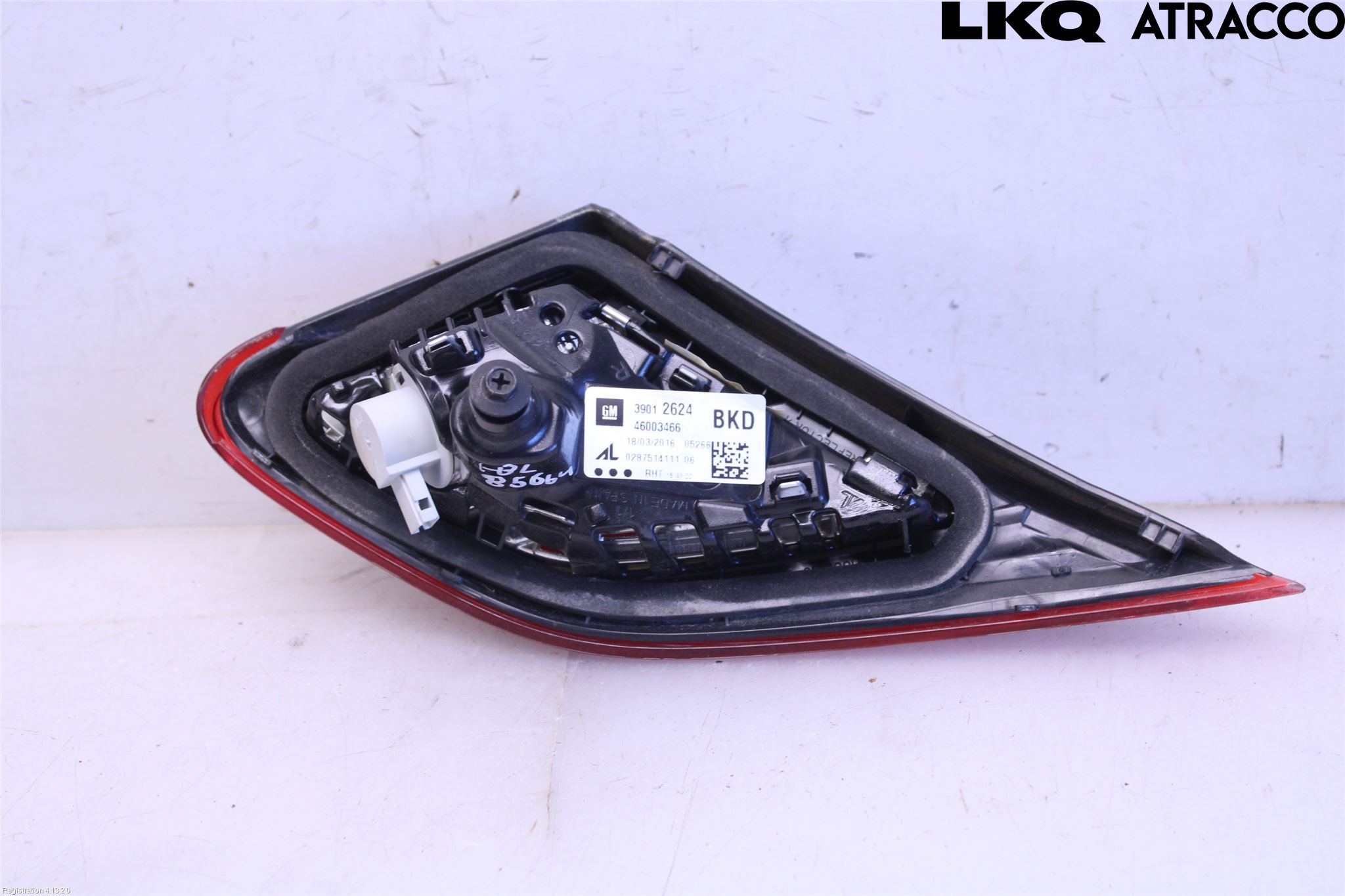 Opel CORSA E 15-19 Baklykt Høyre  På Luke(Indre)