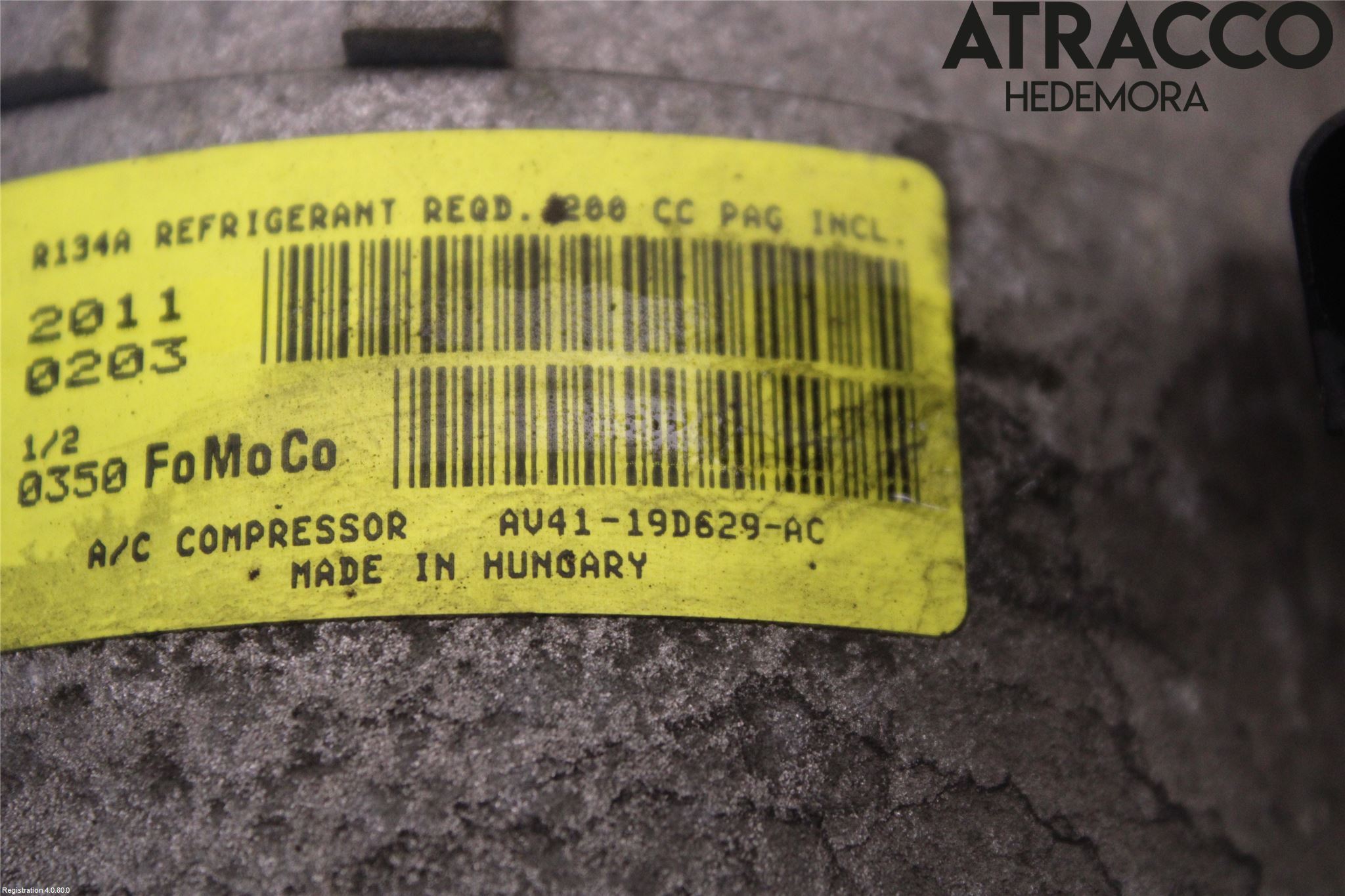 Ford KUGA 08-12 Varme Ac Kompressor