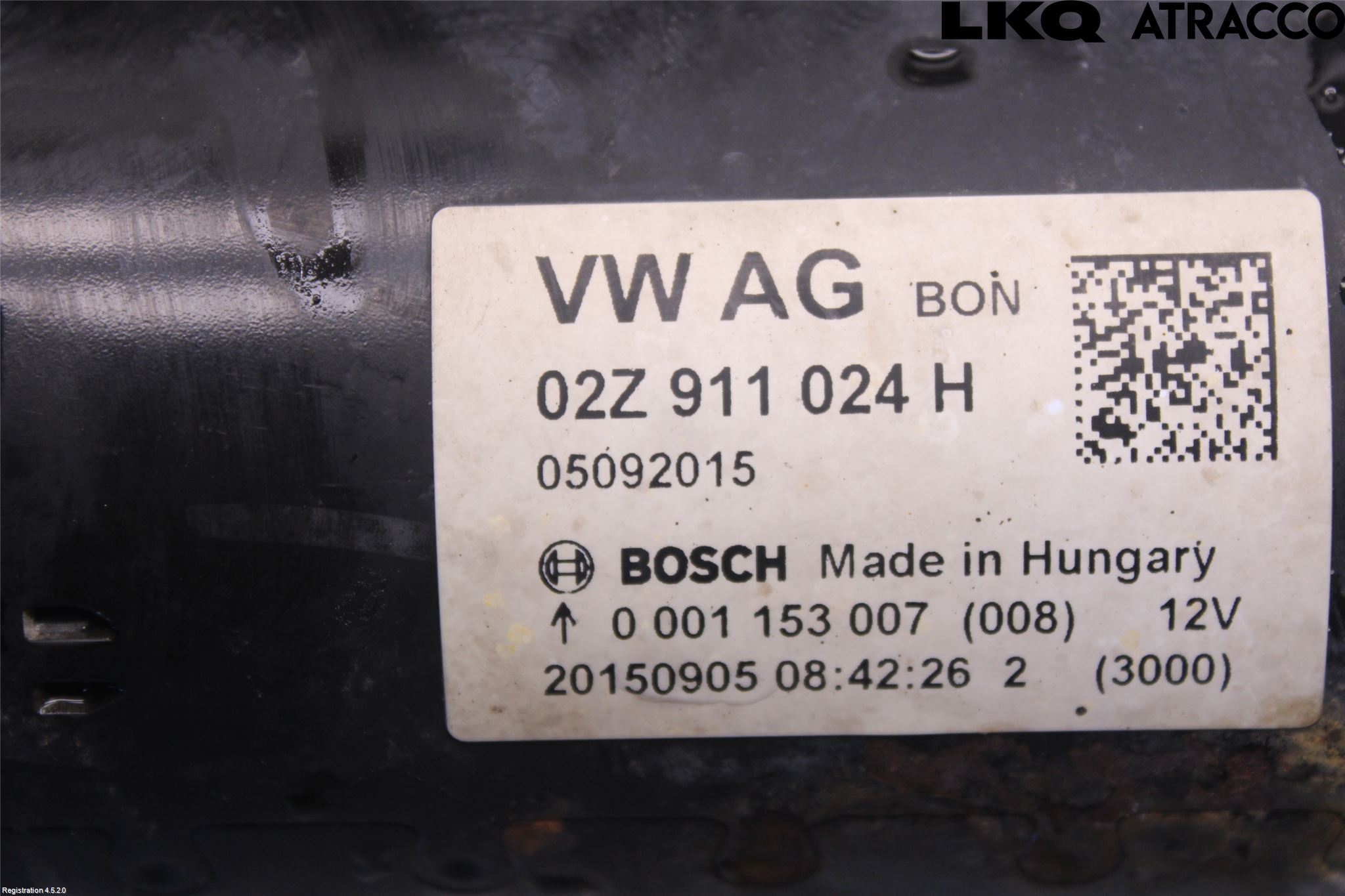 Volkswagen VW CADDY 16-20 Startmotor Diesel