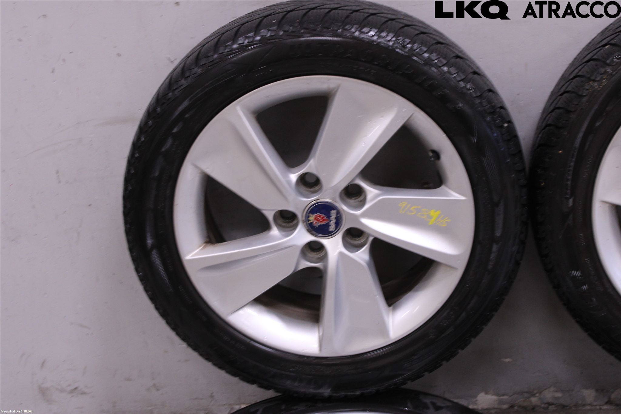 Saab 9-5 10-12 Dekk Vinter På Alu Felg 4Stk