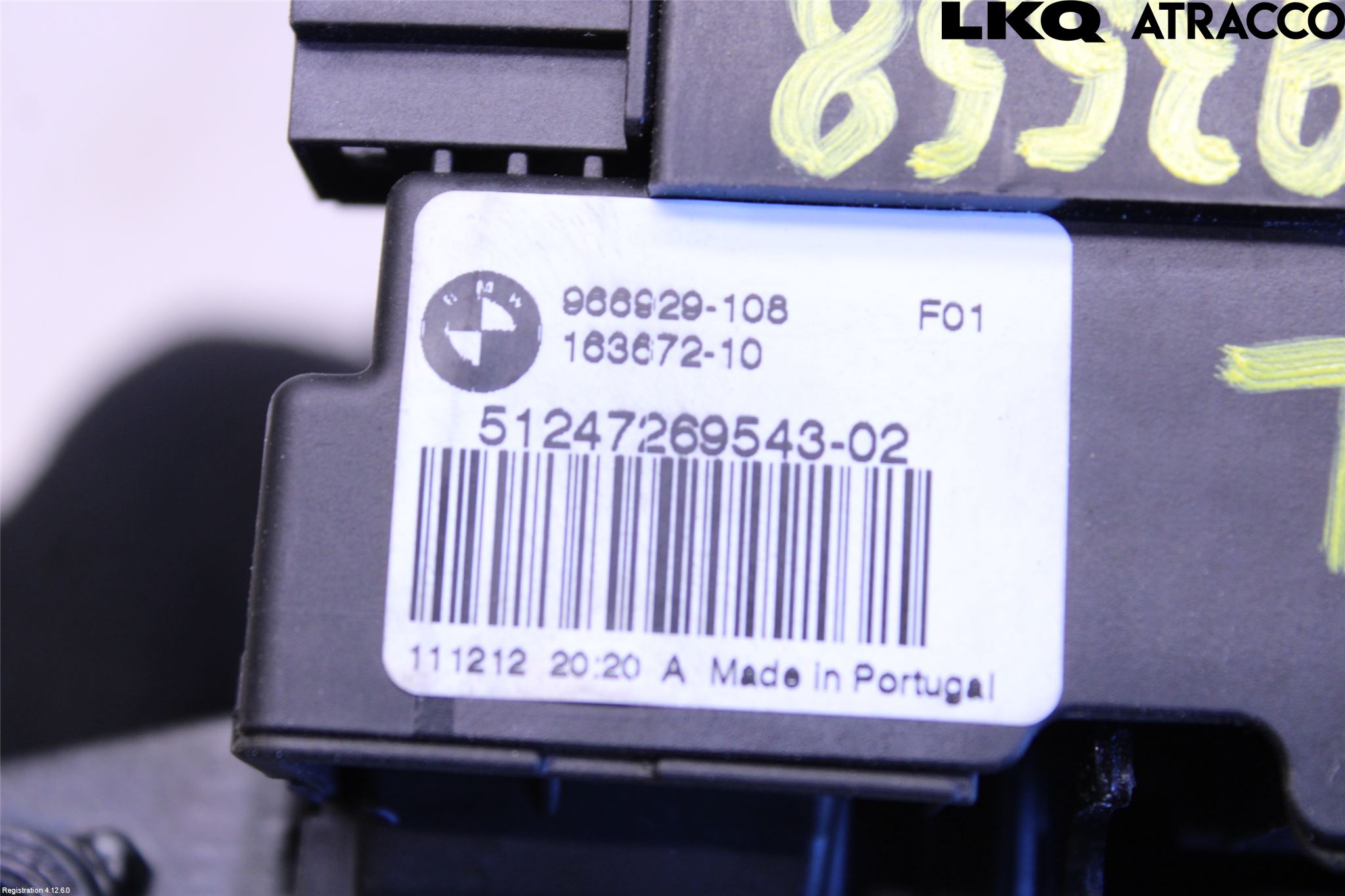BMW 5 GT F07 09-17 Bakluke-Lokk Låsekasse