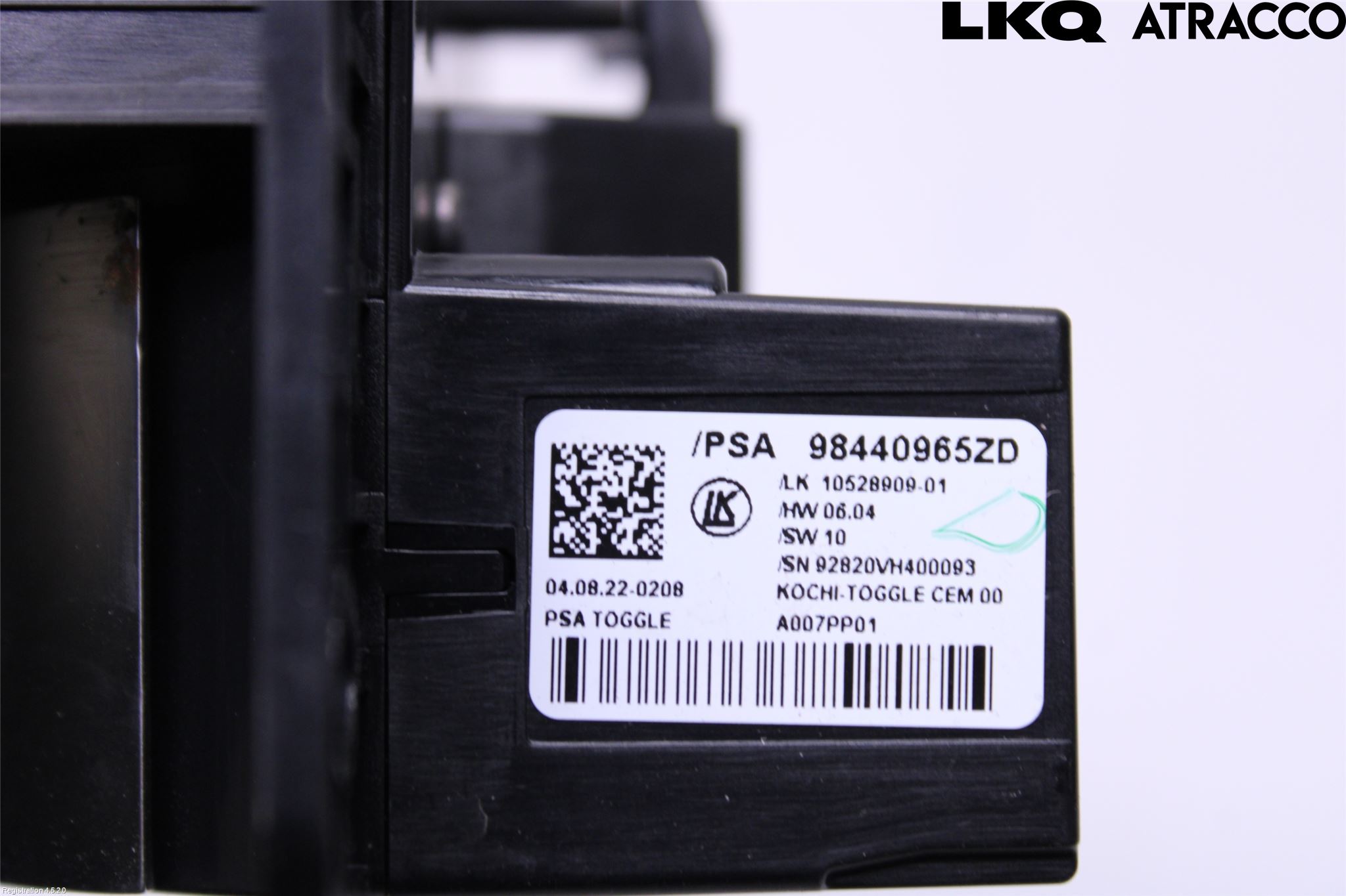 Opel CORSA F, CORSA-E 20- Bryter Gearkasse