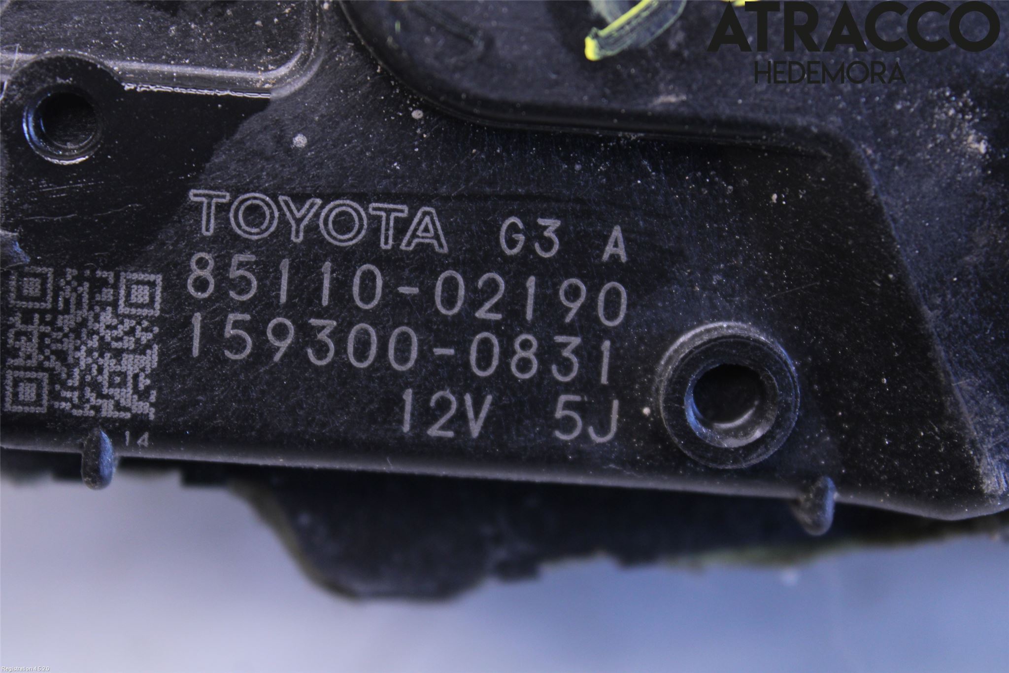 Toyota AURIS 07-09 Viskermotor Frontrute