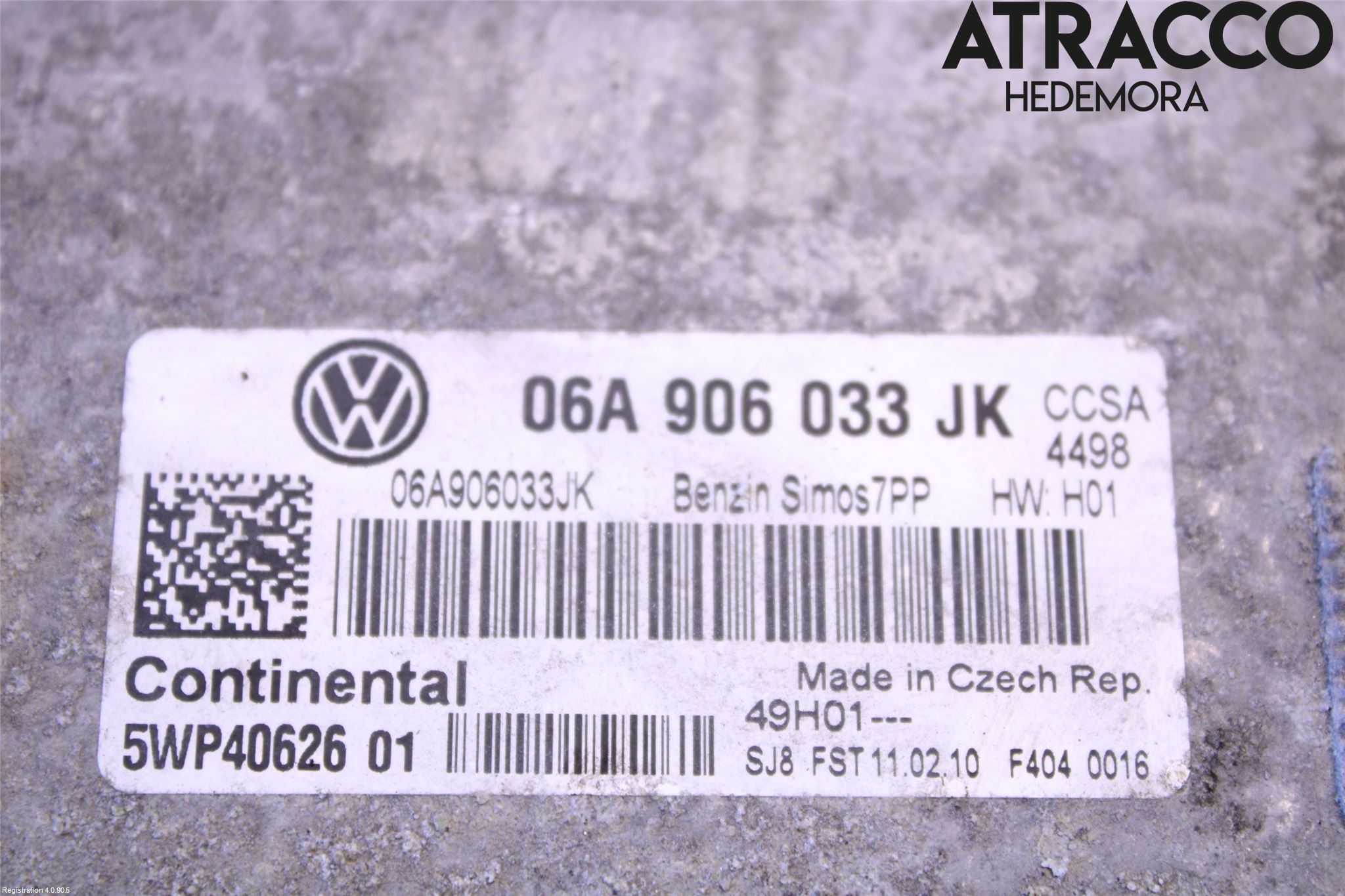Volkswagen VW GOLF VI 09-13 Styreenhet Dieselpumpe