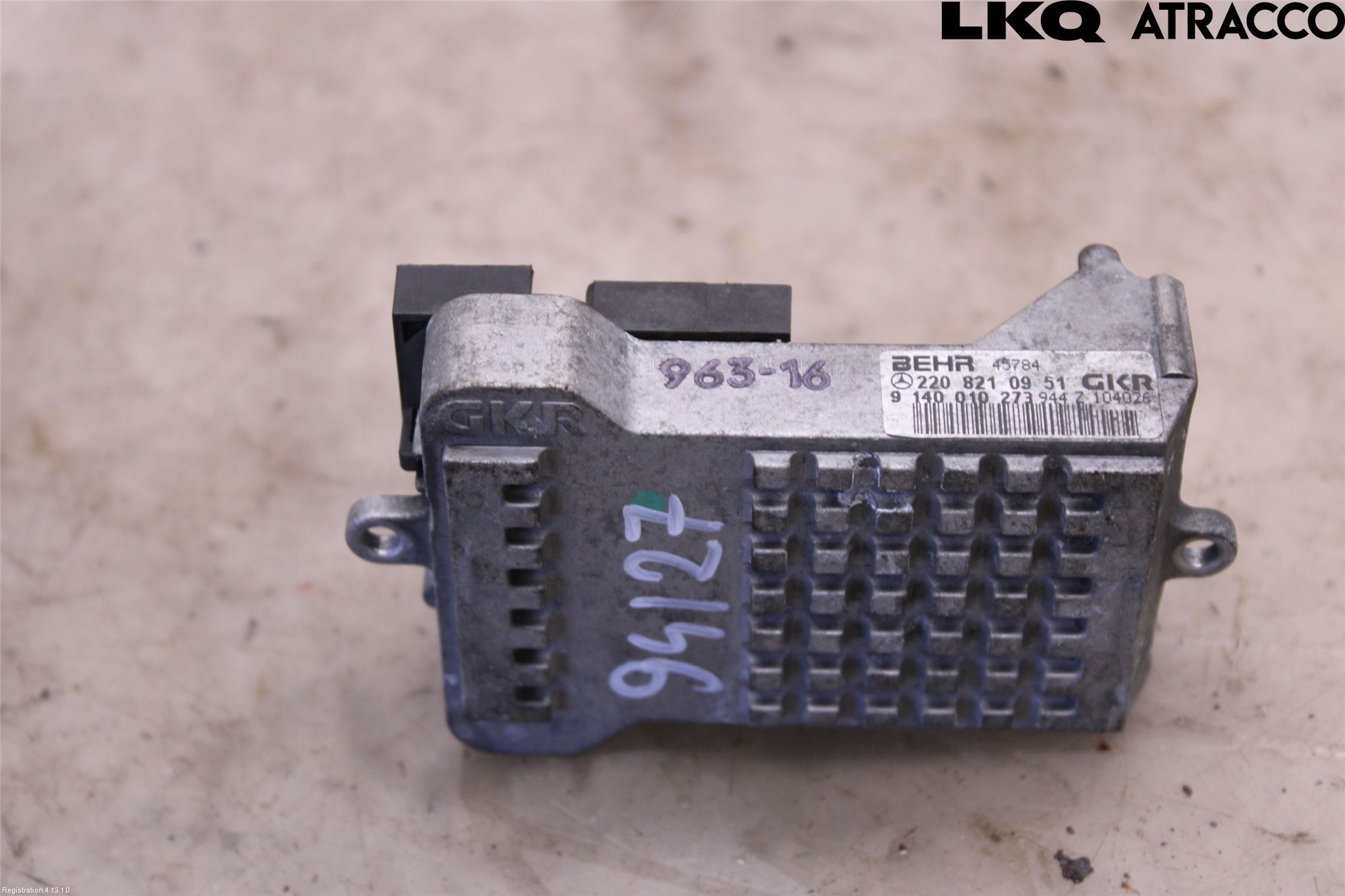 Mercedes-Benz MB S-KLASS (W220)  99-05 Varmeapparat Viftemotstand