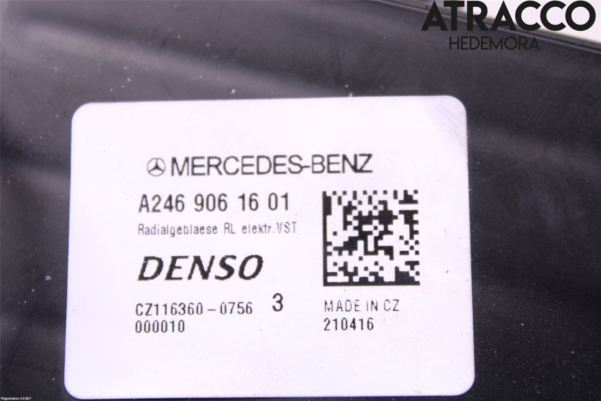 Mercedes-Benz MB CLA-KLASS (C117/X117) 13-19 Varme Ac Varmeapparatvifte
