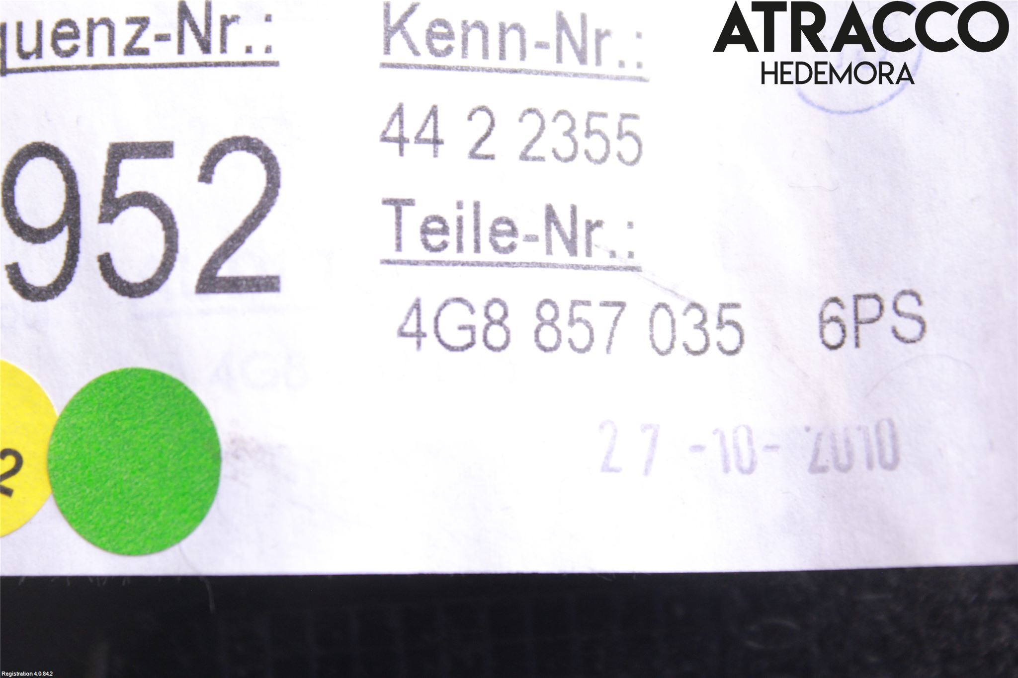 Audi A7/S7 4G 11-17 Innr Hanskerom