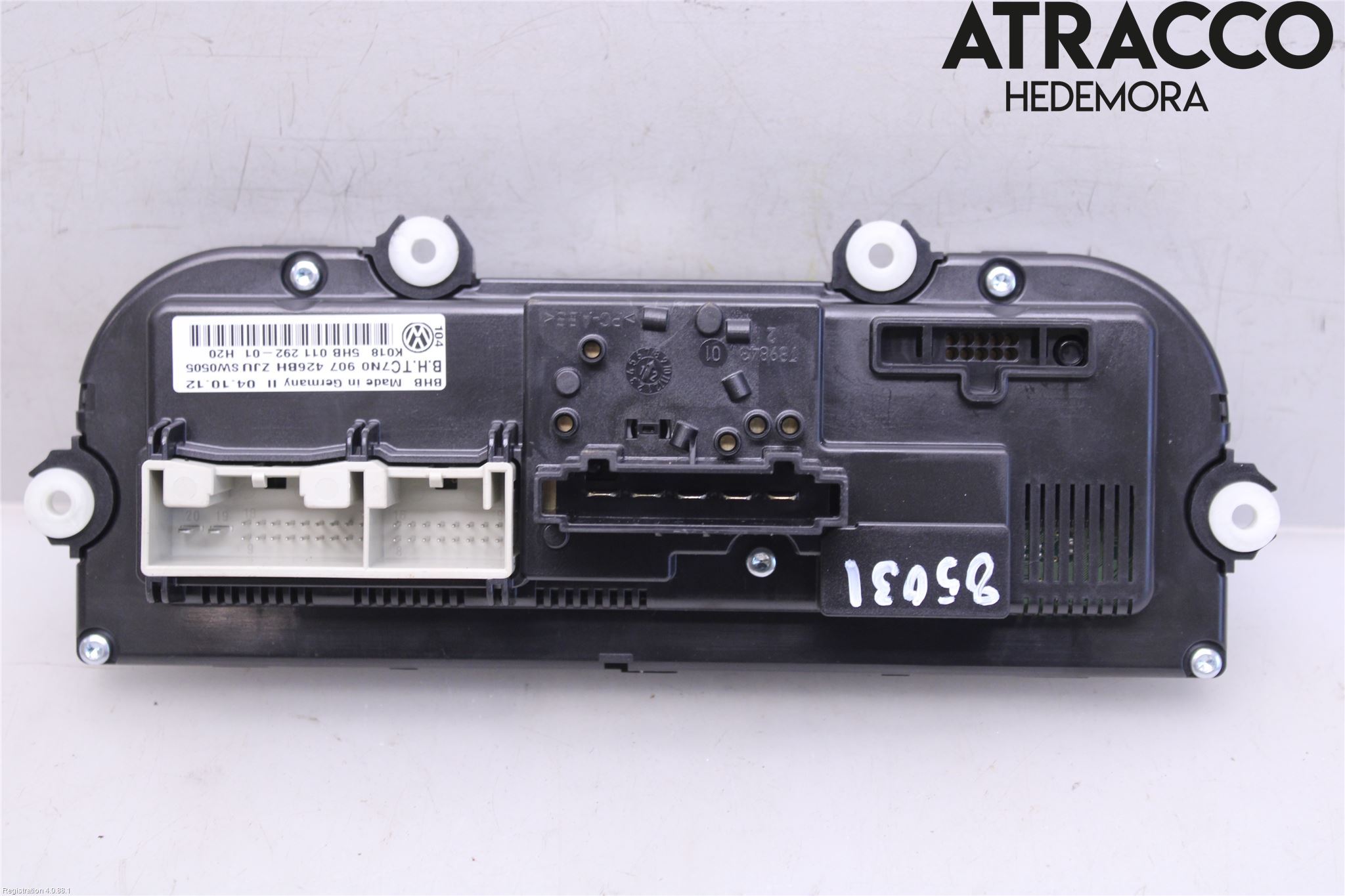 Volkswagen VW EOS  11- Varme Ac Betjening-Display