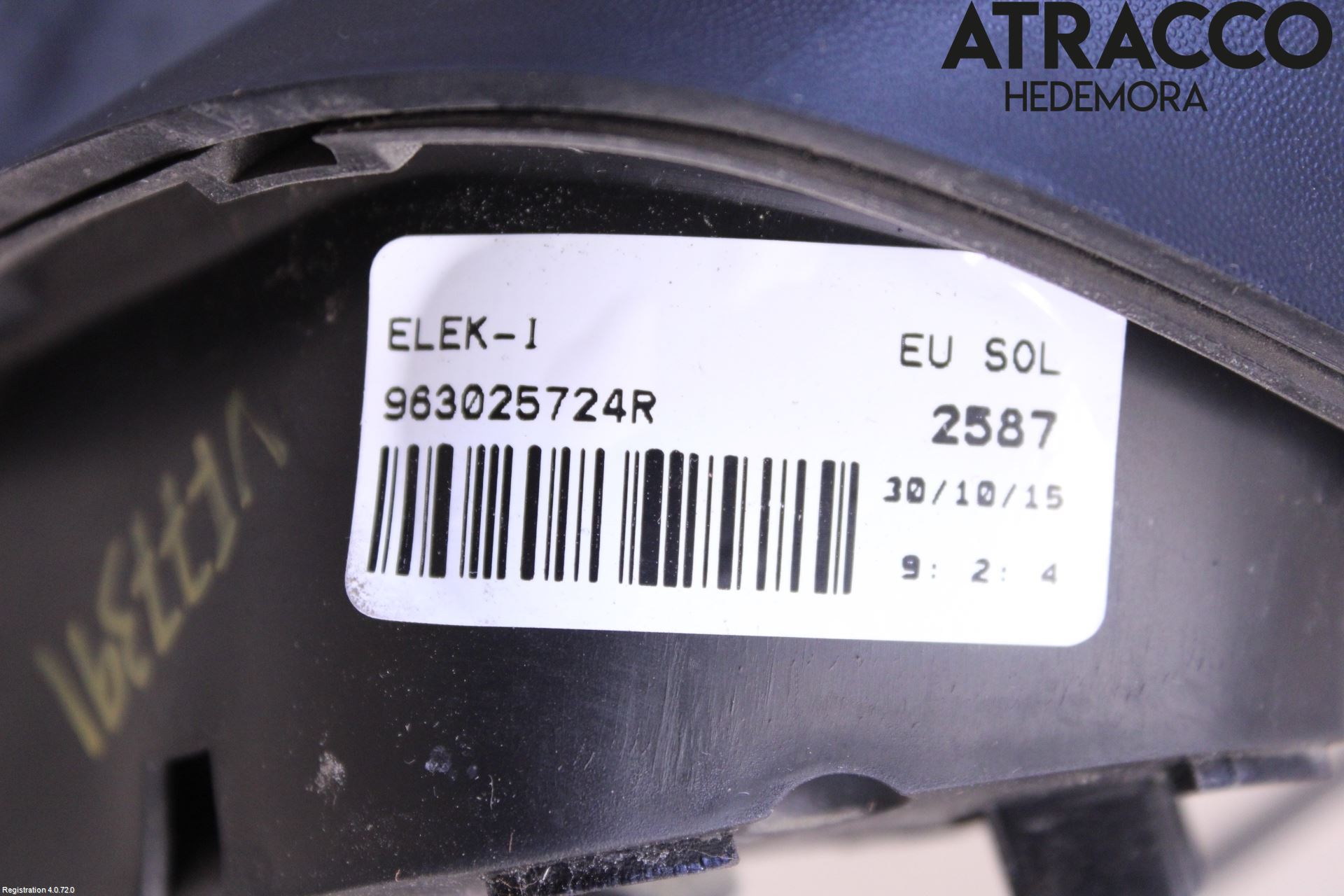 Renault CLIO IV 12-16 Speil V M-El Justering