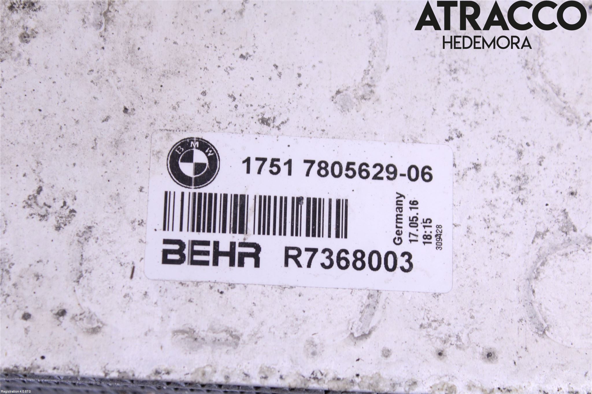 BMW 5 F10/F11/F18 09-17 Intercooler Radiator