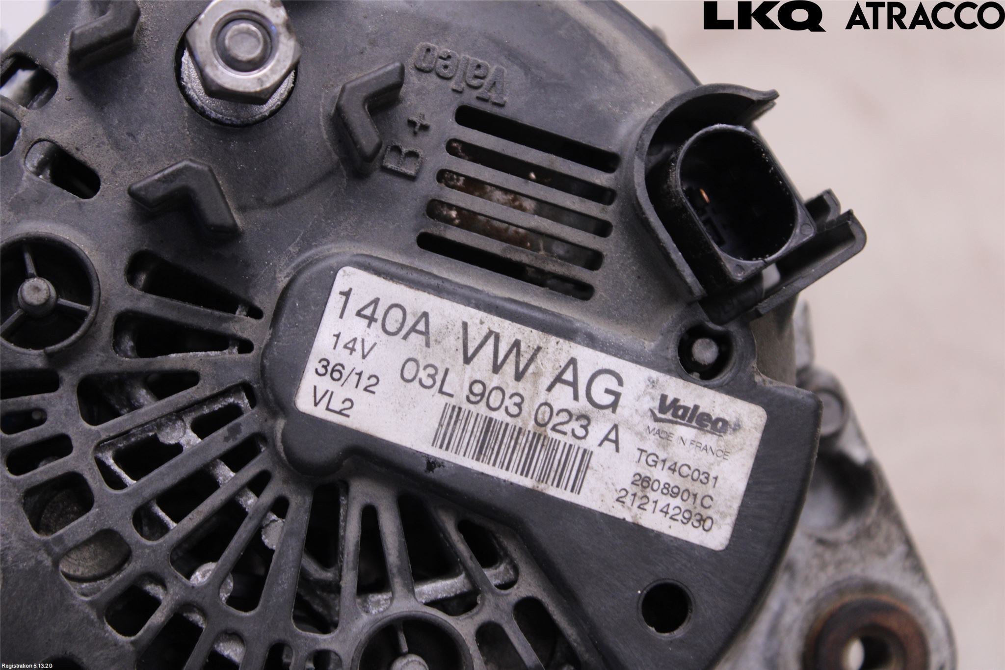 Volkswagen VW GOLF VI 09-13 Dynamo