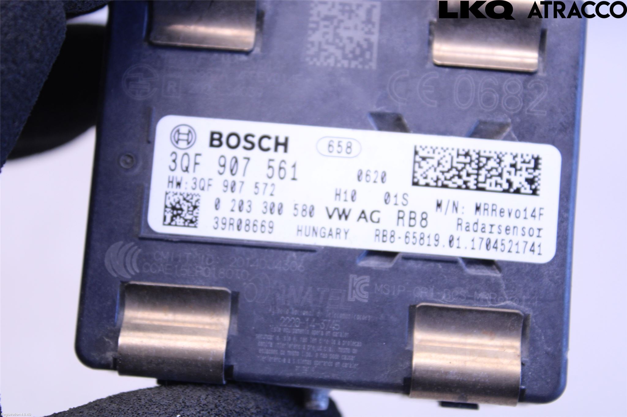 Volkswagen VW GOLF / E-GOLF VII 13-20 Sensor Fartsbegrensning
