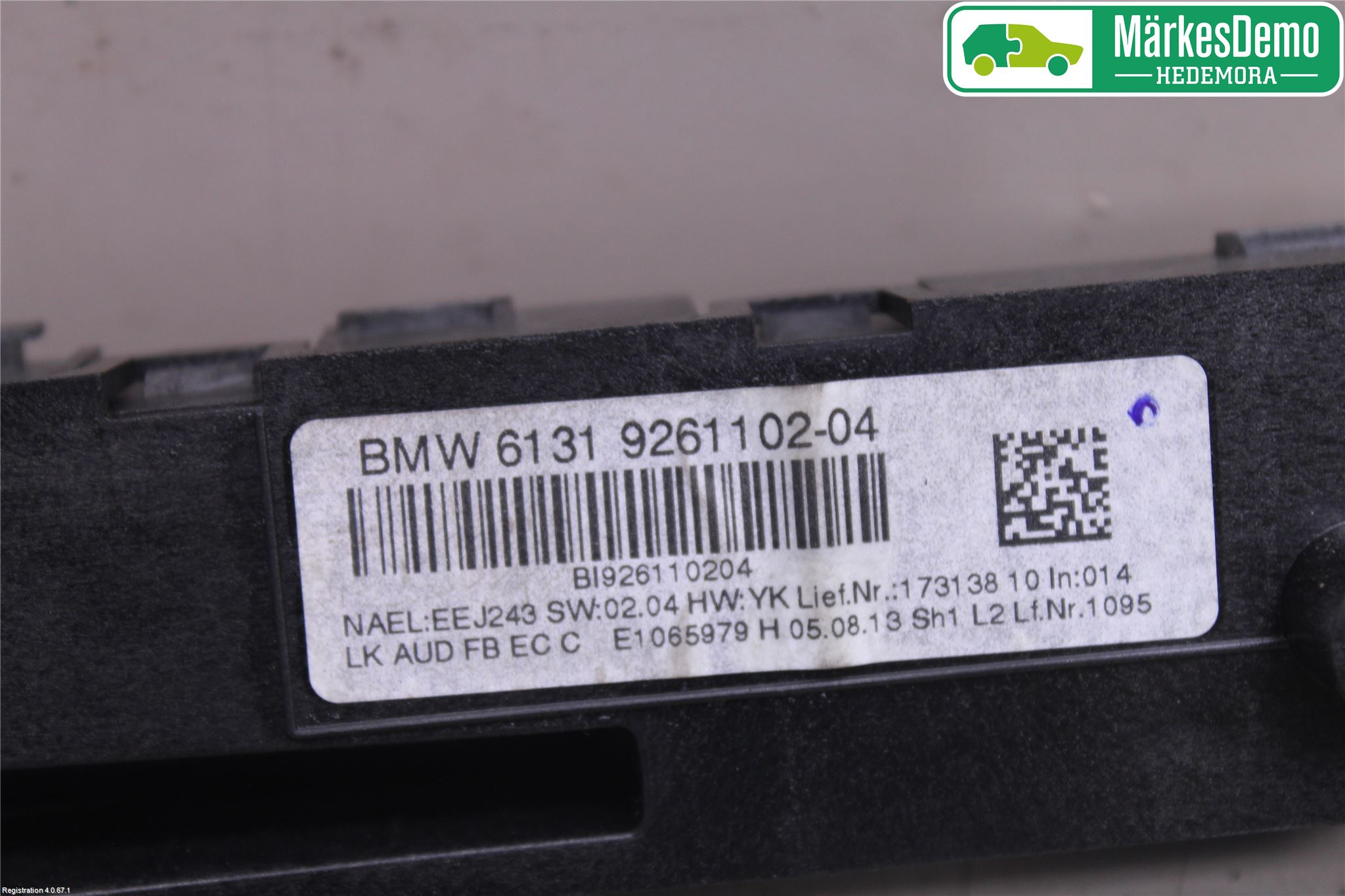 BMW 3 F30/F31/F80 12-19 Stereo Radio Med Cd
