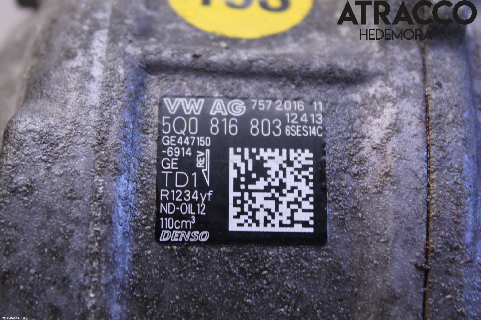 Audi Q3 8U 12-18 Varme Ac Kompressor