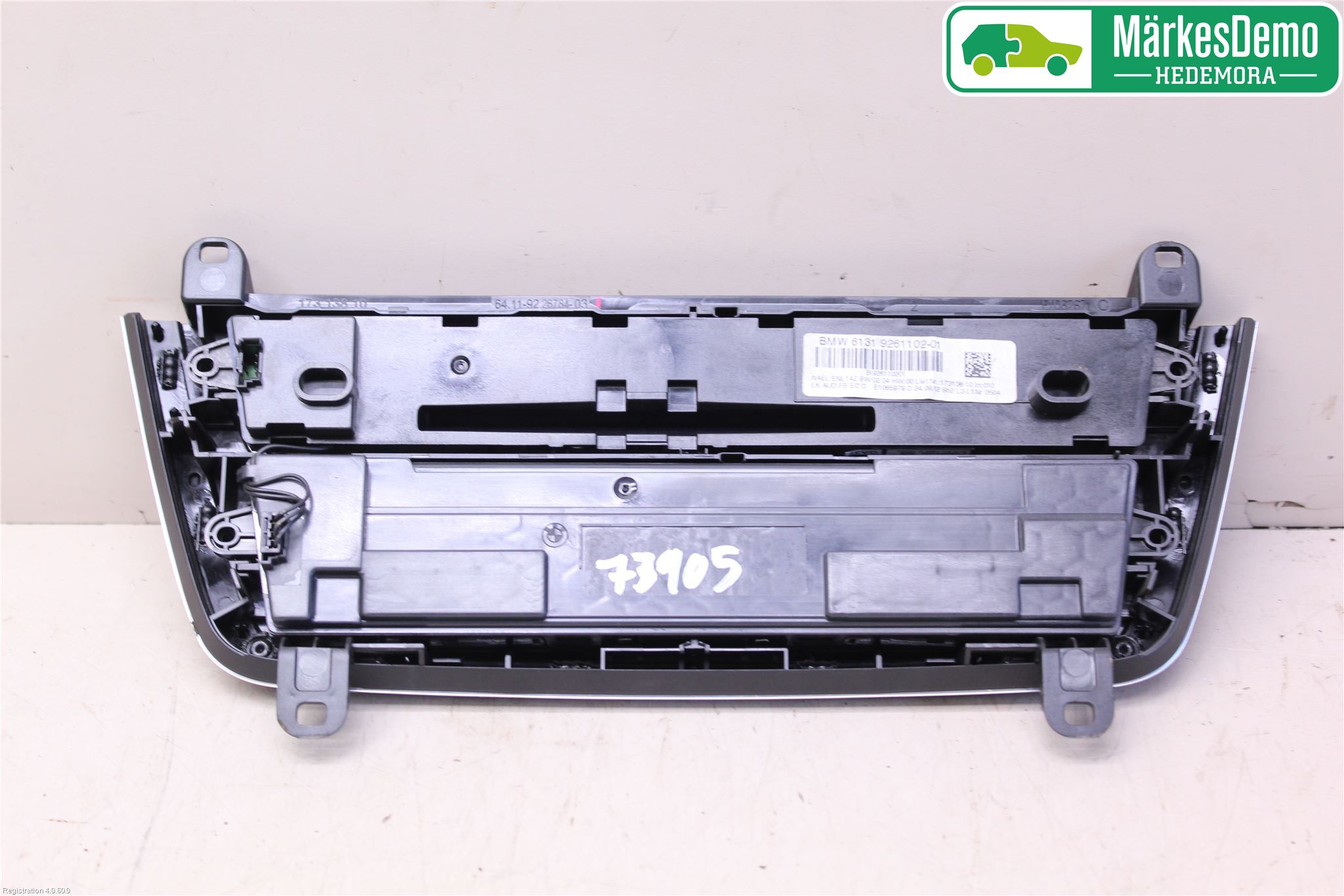 BMW 3 F30/F31/F80 12-19 Varme Ac Betjening-Display