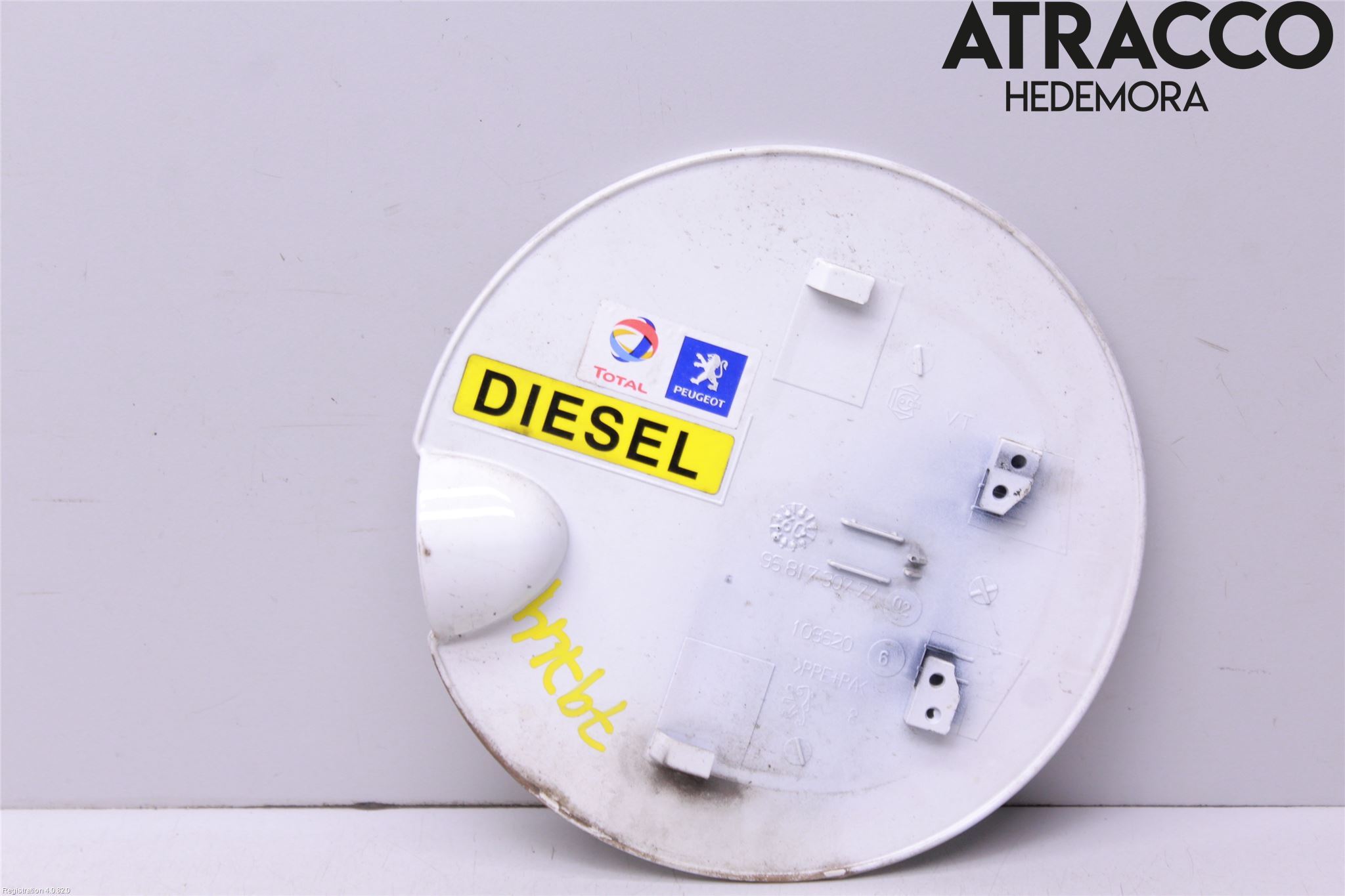 Peugeot 207 Drivstoff Tankluke