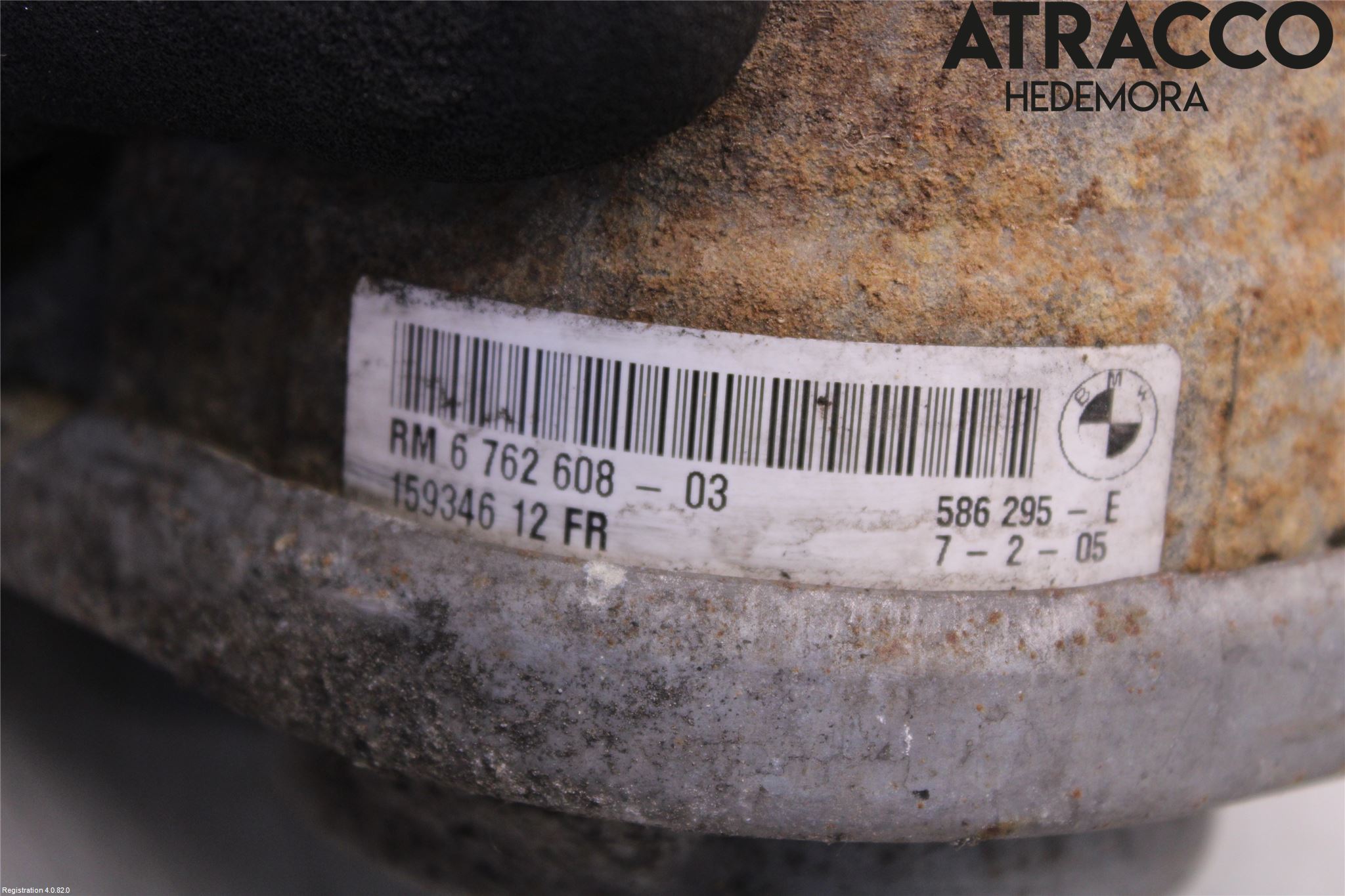 BMW 6 E63/64    02-10 Motor Feste Gummi