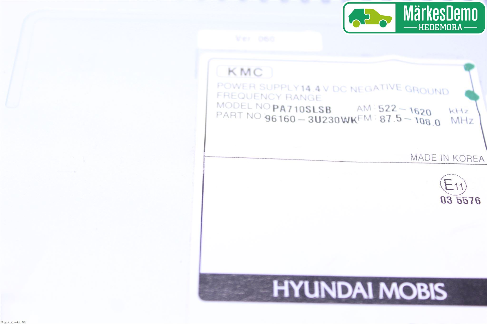 Kia SPORTAGE (SL) 11-15 Stereo Radio Med Cd