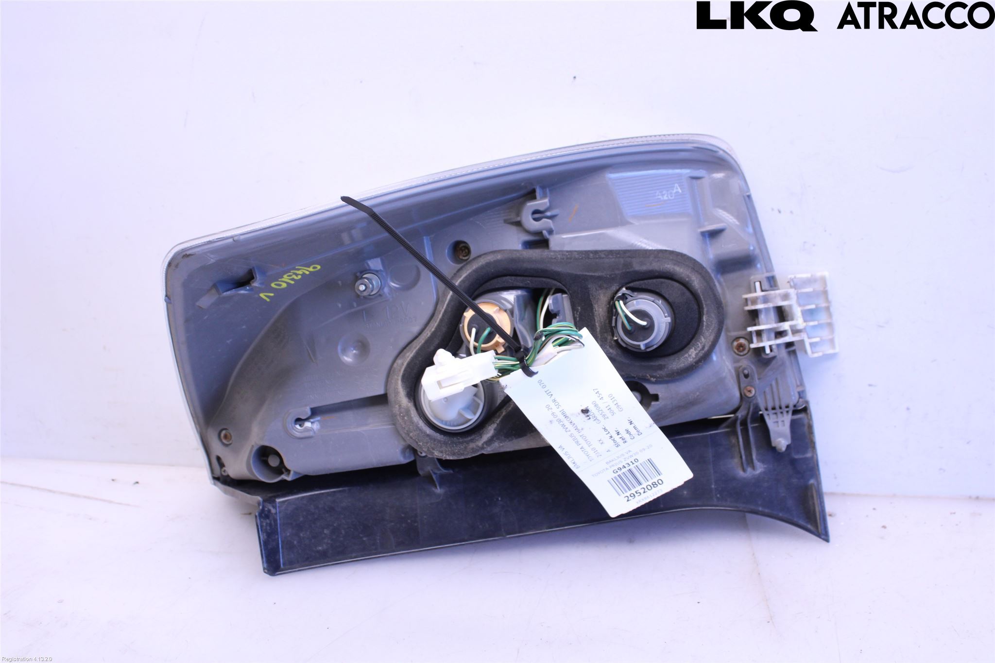 Toyota PRIUS ZVW30 09-20 Baklykt Venstre