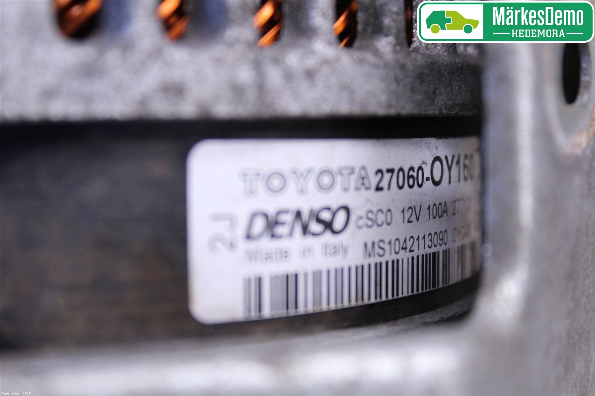 Toyota YARIS XP130 12-14 Dynamo