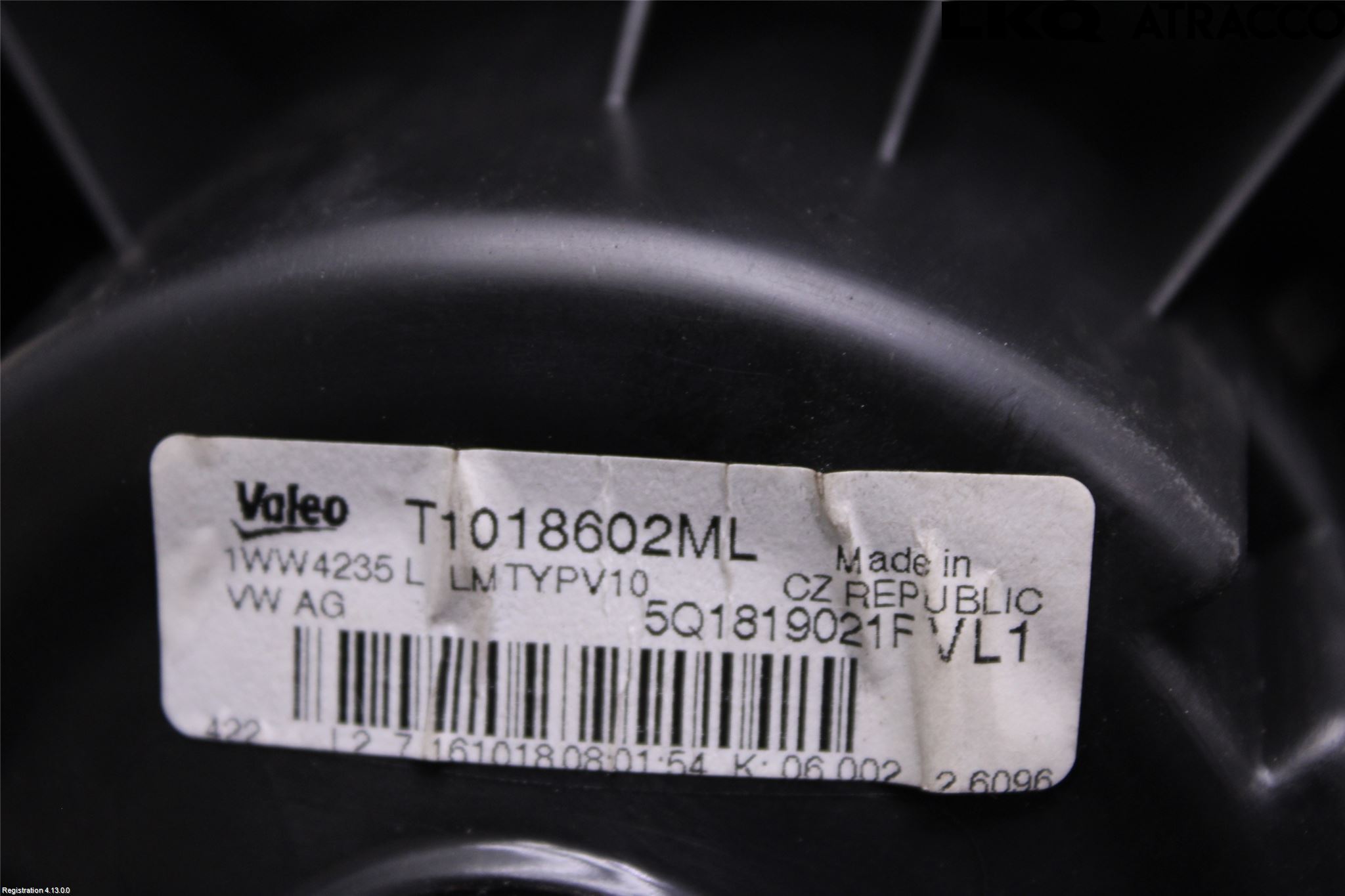 Volkswagen VW GOLF / E-GOLF VII 13-20 Varme Ac Varmeapparatvifte