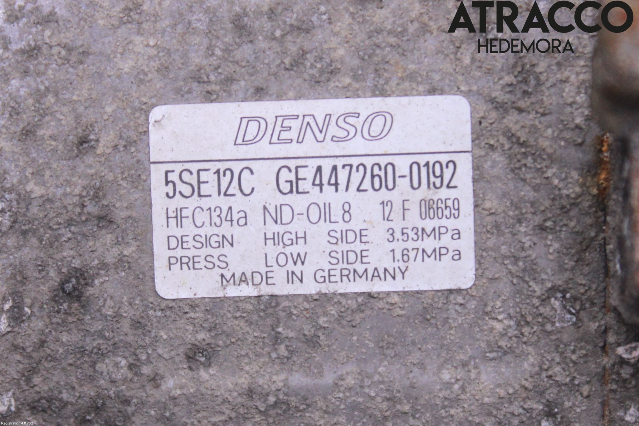 Toyota COROLLA VERSO 04-07 Varme Ac Kompressor