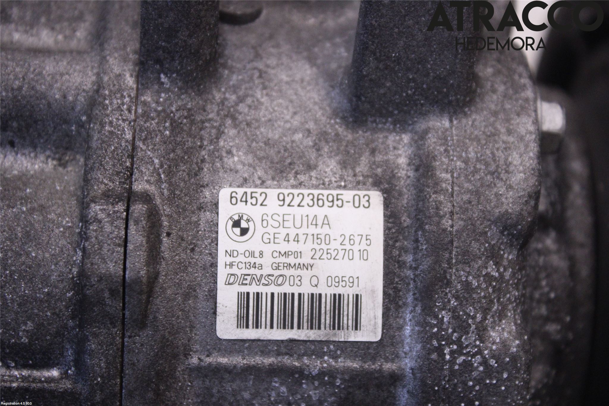 BMW 3 F30/F31/F80 12-19 Varme Ac Kompressor