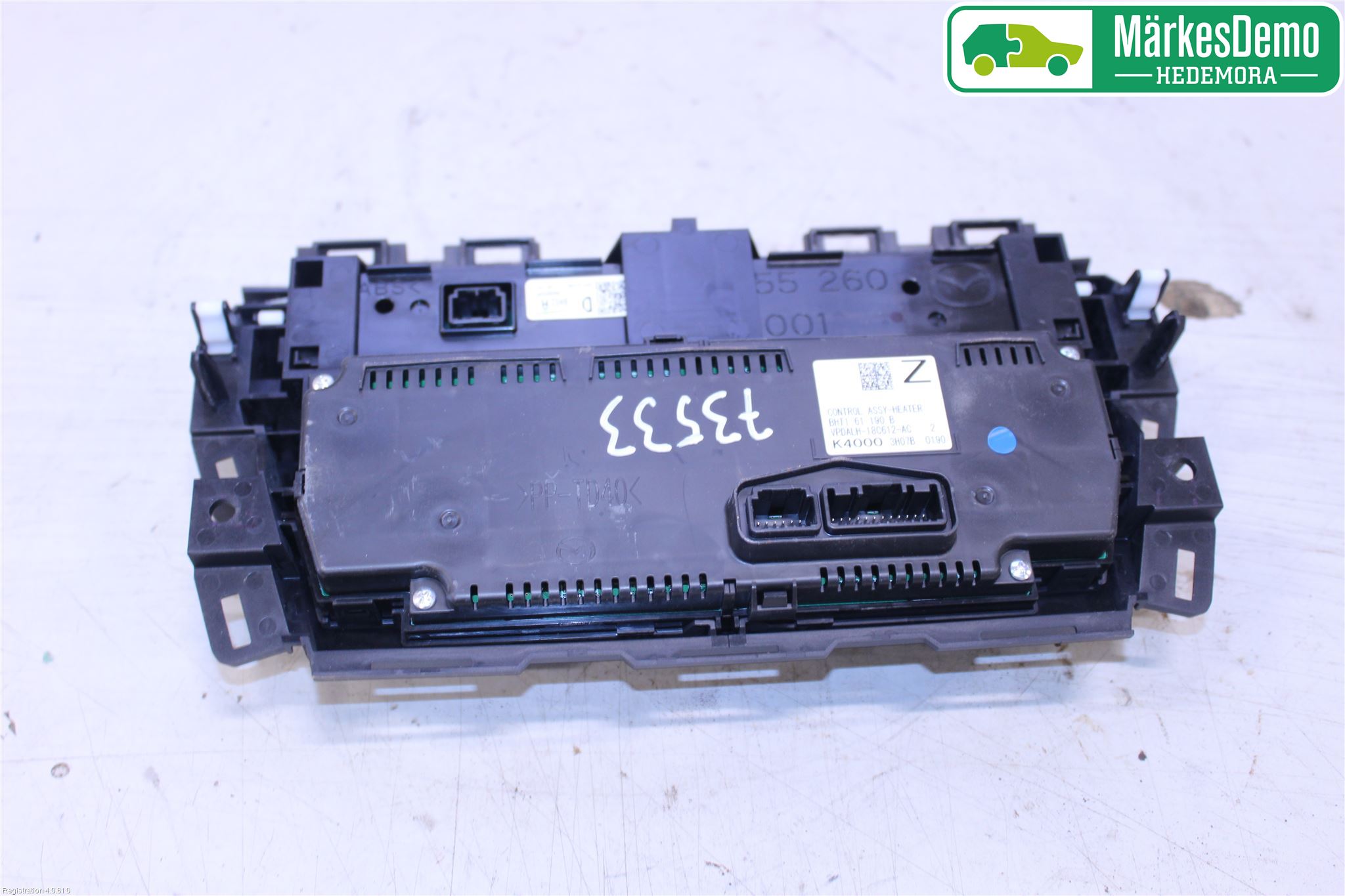 Mazda 3 III 14-19 Varme Ac Betjening-Display