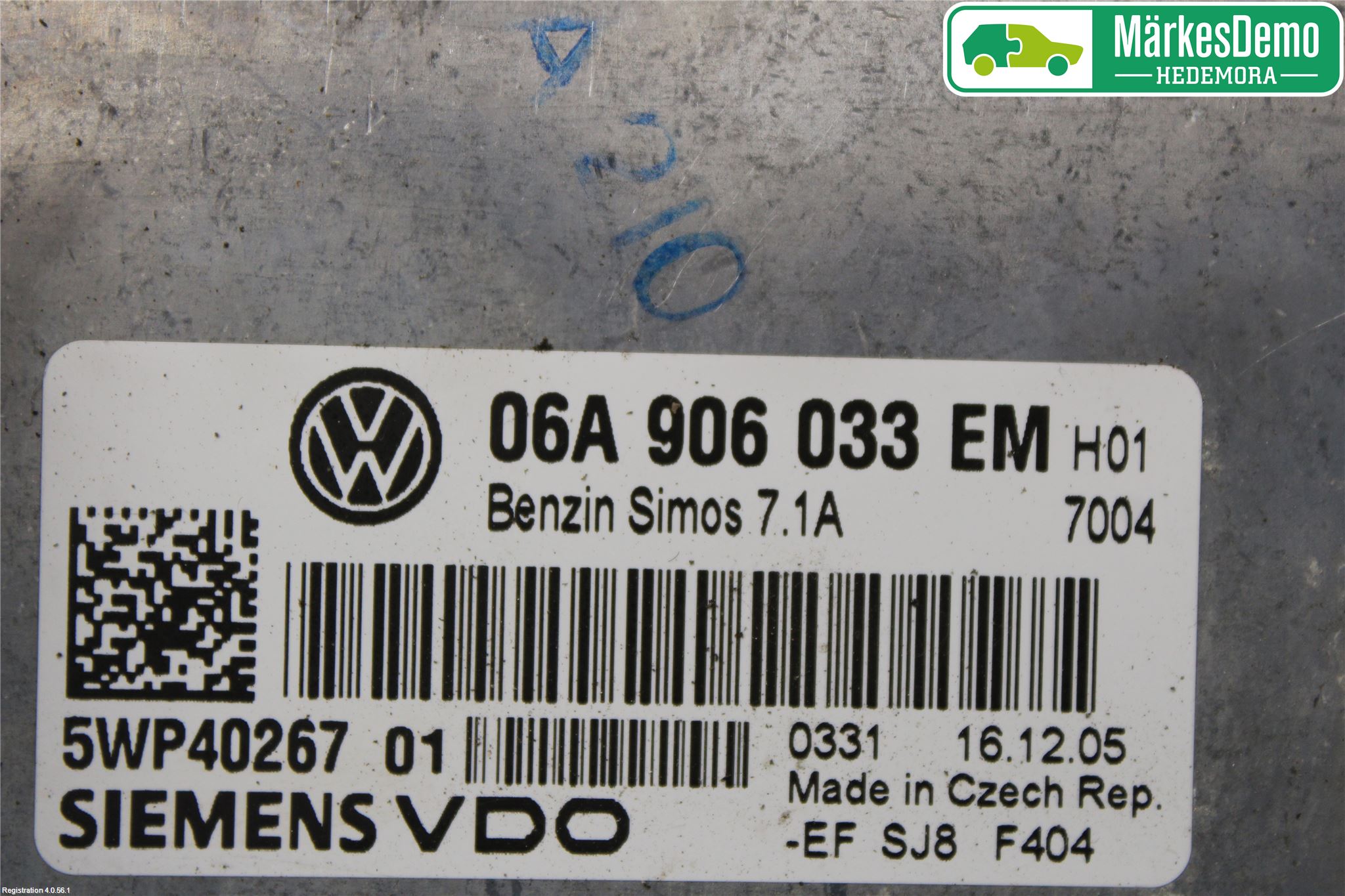 Volkswagen VW GOLF V 04-09 Styreenhet Innsprøytning
