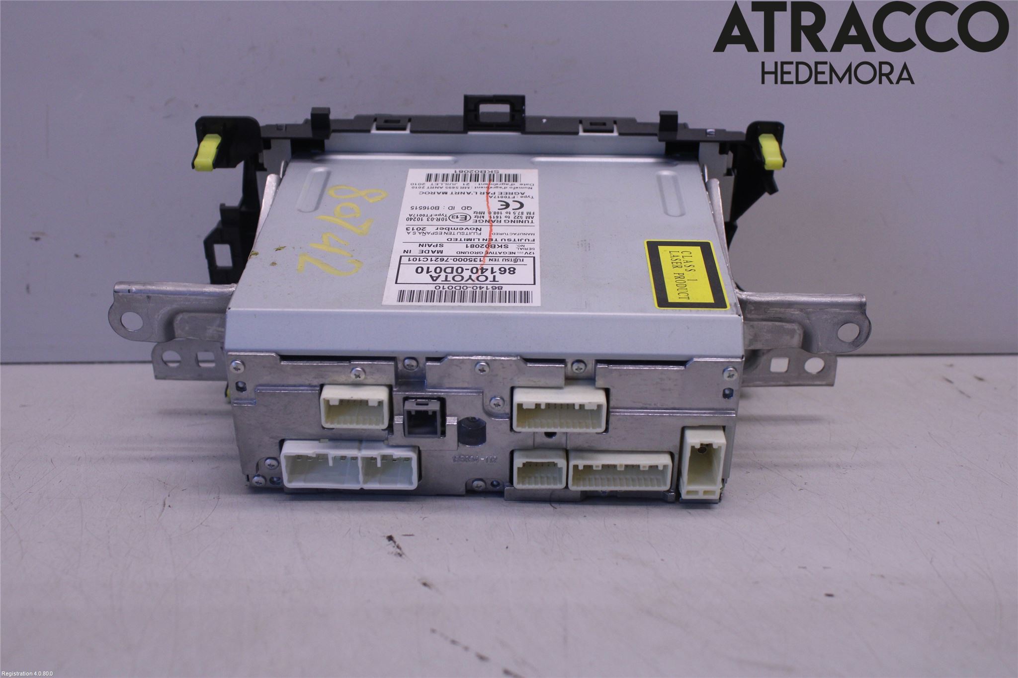 Toyota YARIS XP130 12-14 Stereo Radio Med Cd