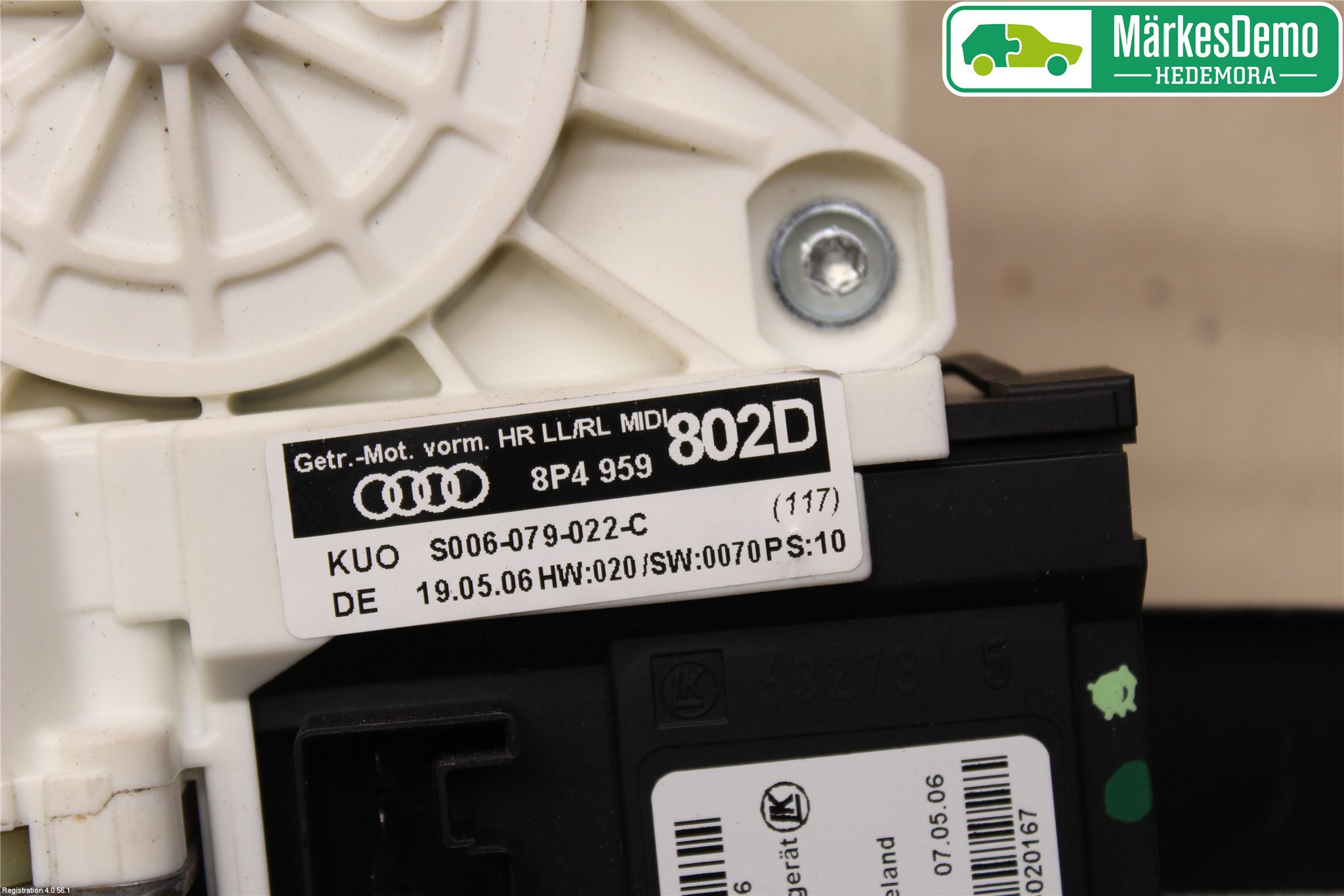 Audi A3/S3 05-13 Vindusheis El Komp