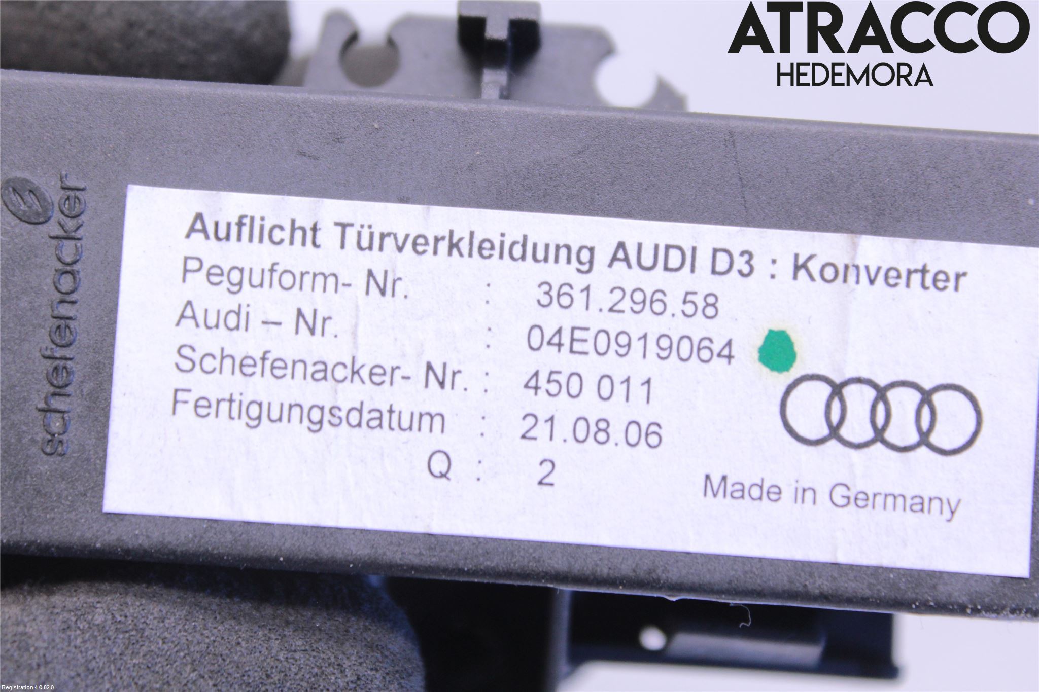Audi A8/S8 4E  02-09 Styreenhet Dør