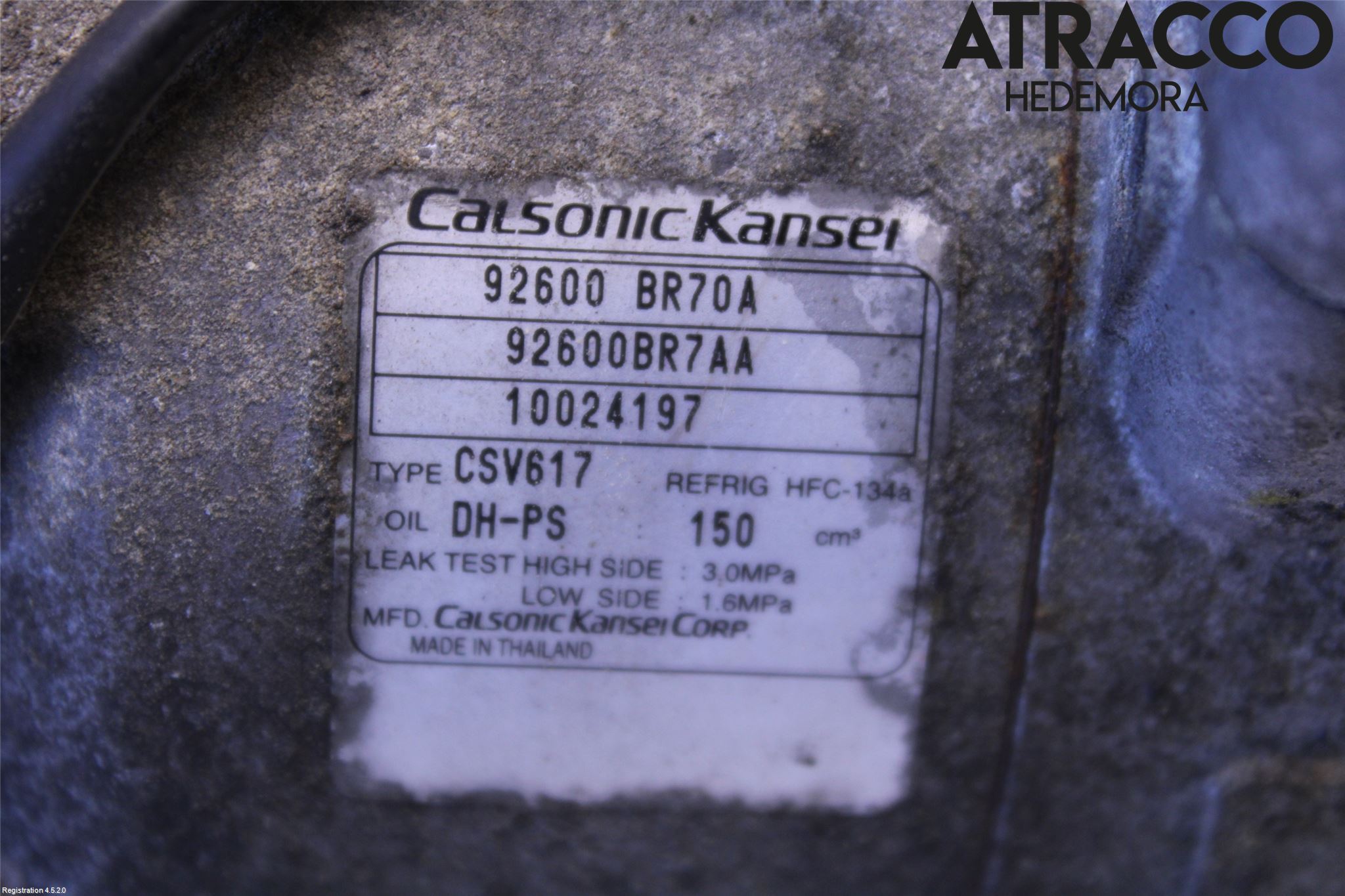 Nissan QASHQAI+2  08-10 Varme Ac Kompressor