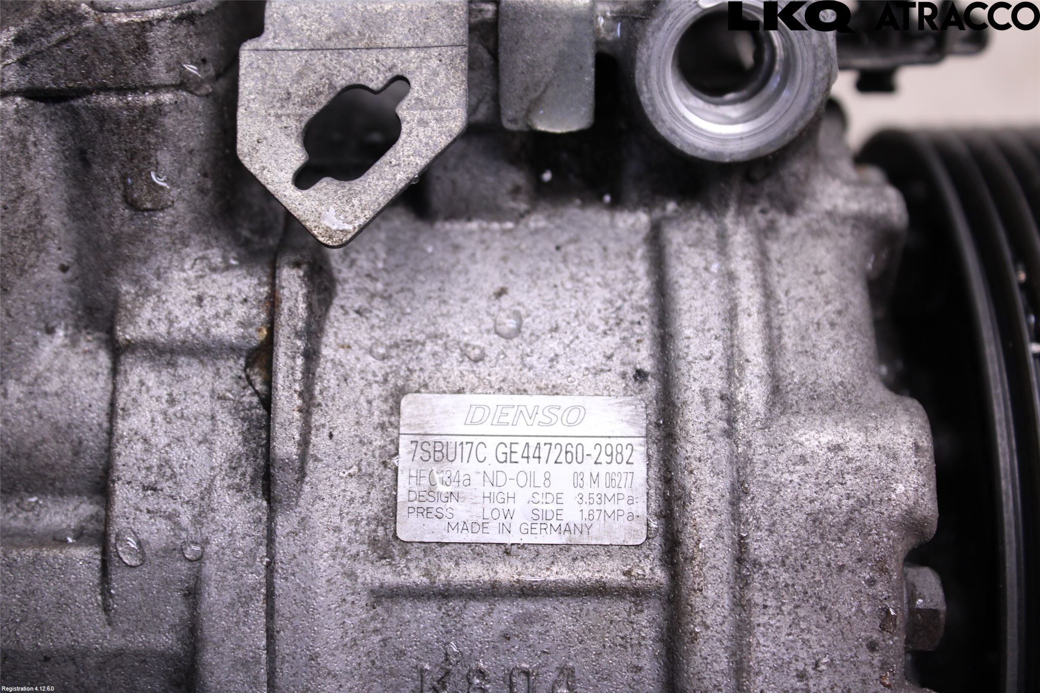 BMW 5 GT F07 09-17 Varme Ac Kompressor