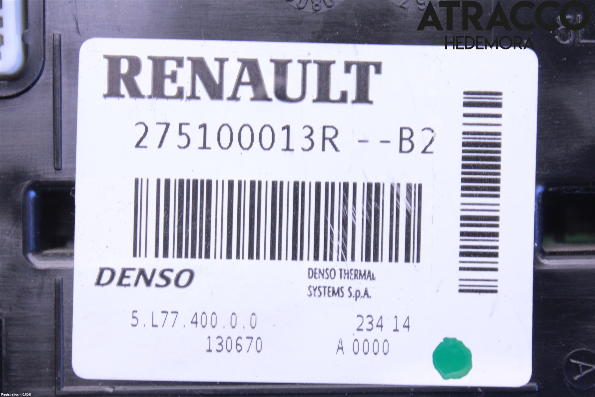 Nissan NV400 12-24 Varme Ac Betjening-Display