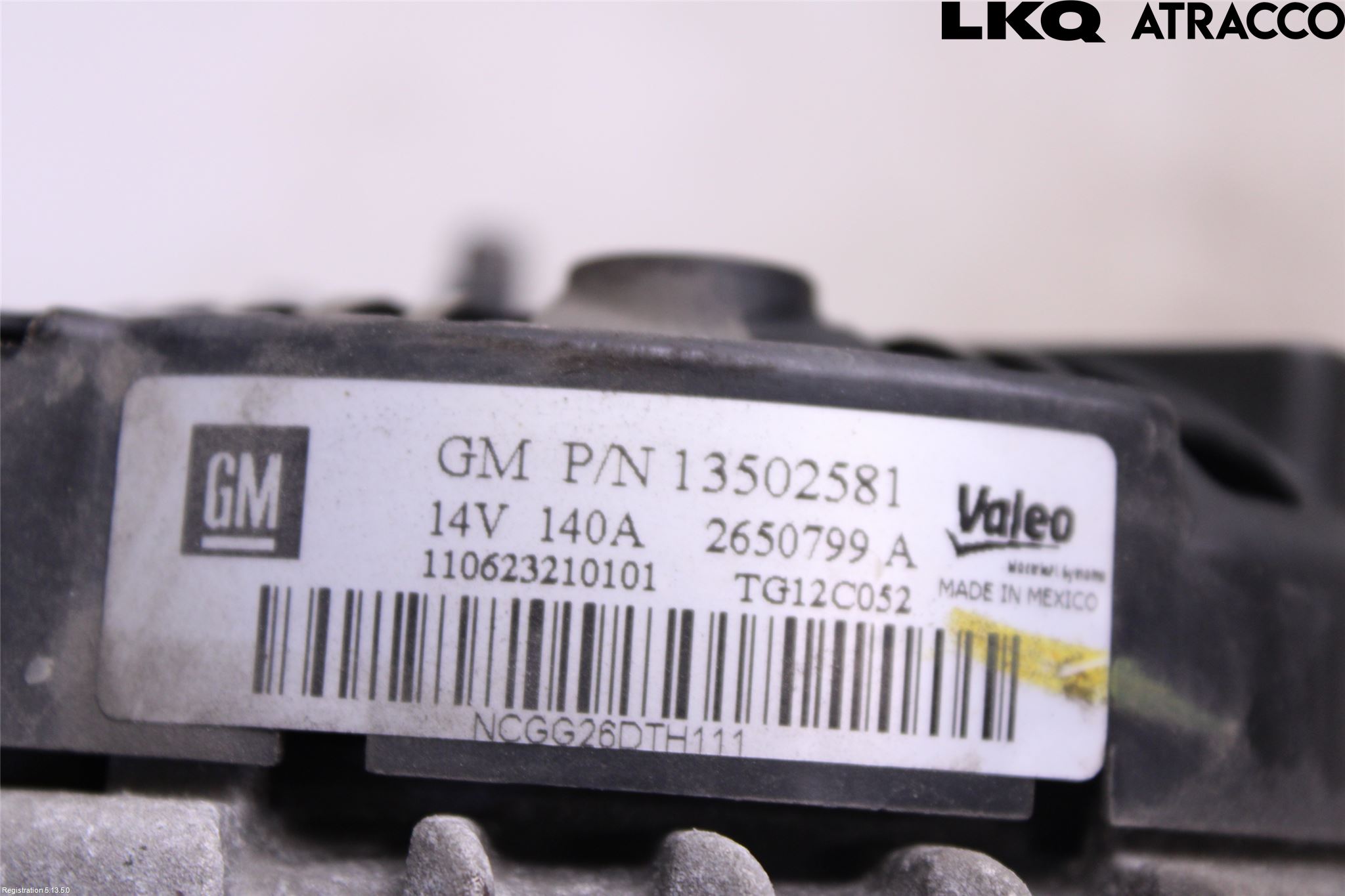Opel ZAFIRA C 12-19 Dynamo