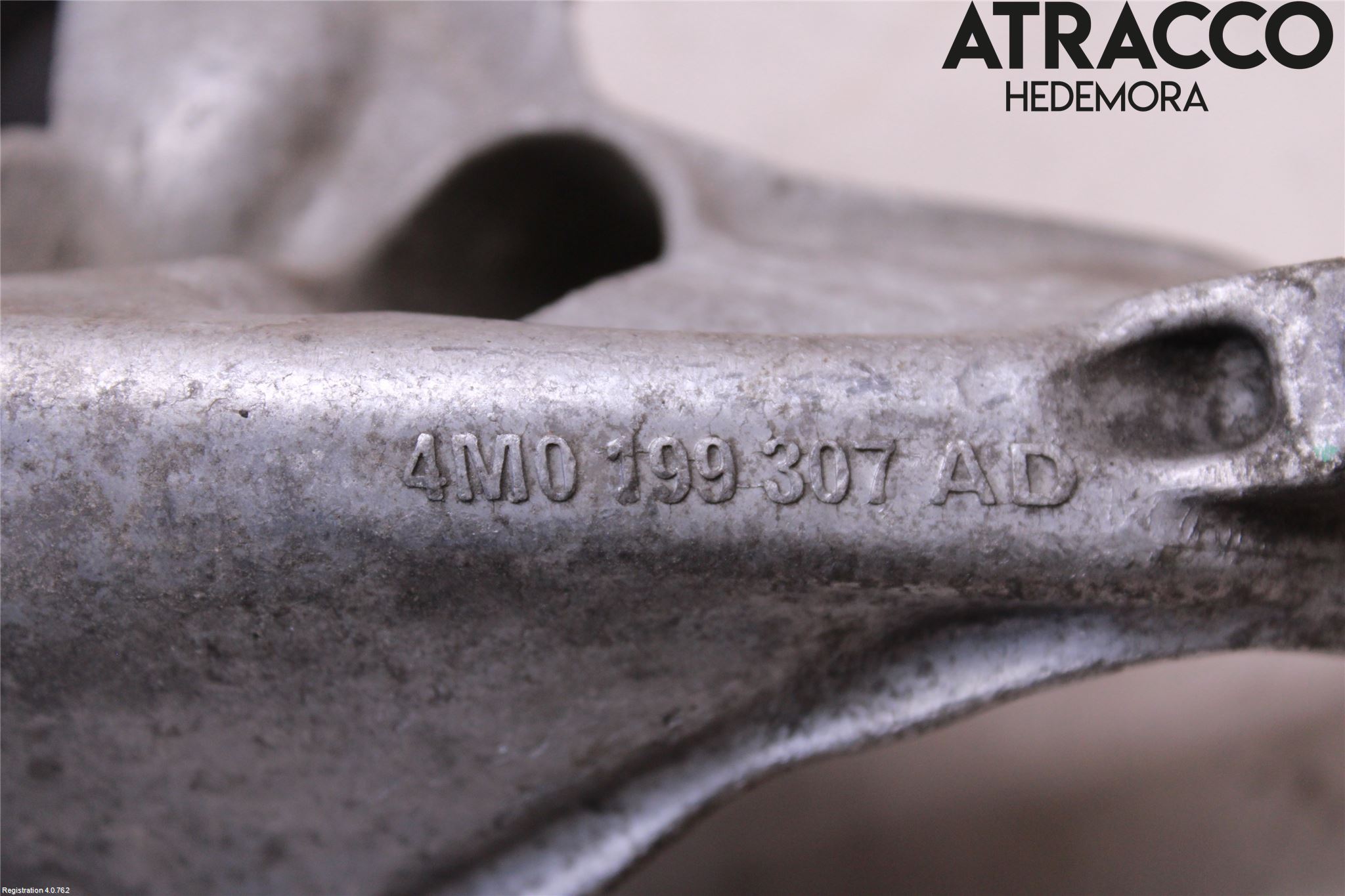 Audi A4/S4 B9 16-19 Motor Feste Stål-Alu